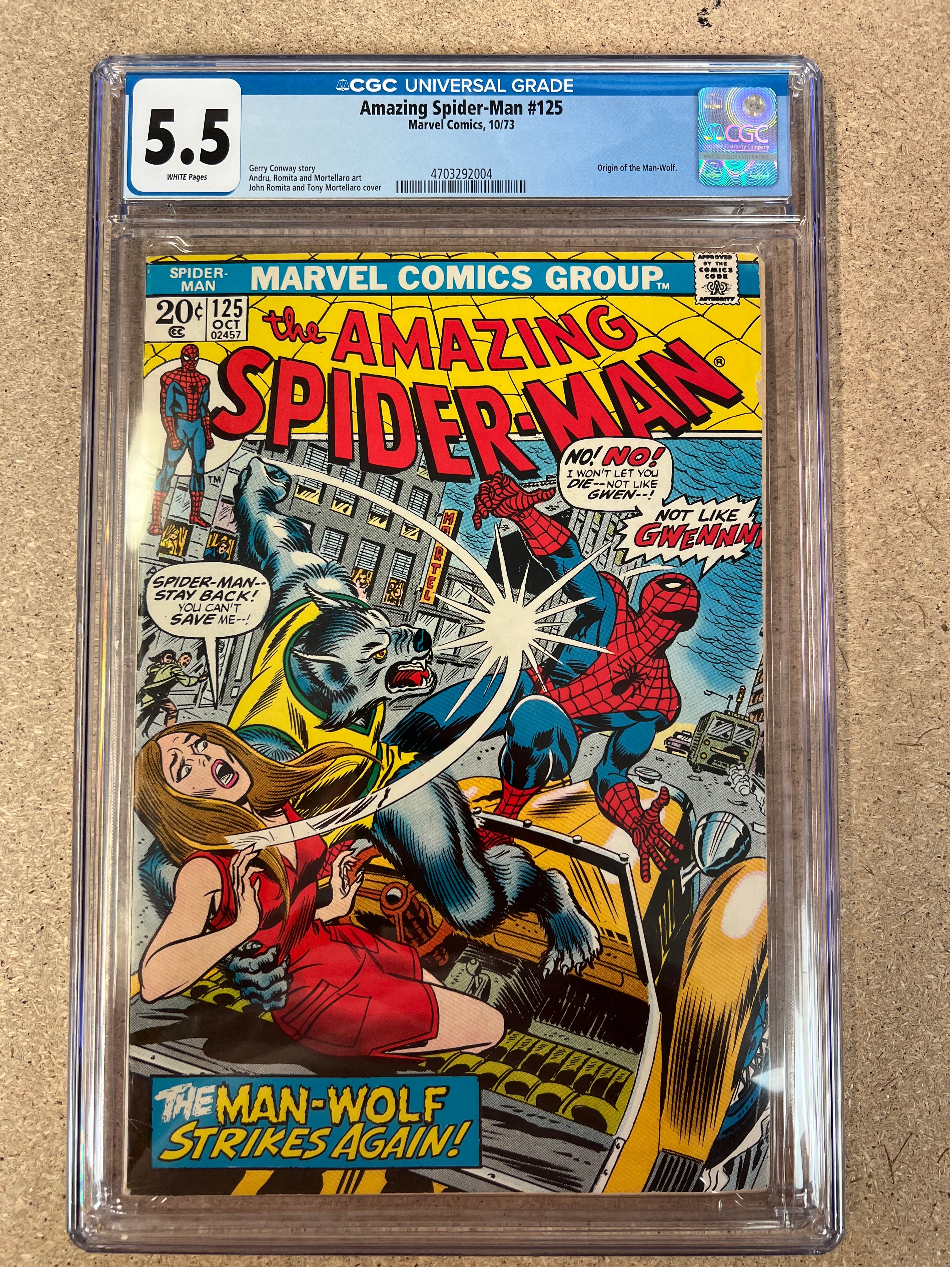 Amazing Spider-Man #125 CGC 5.5