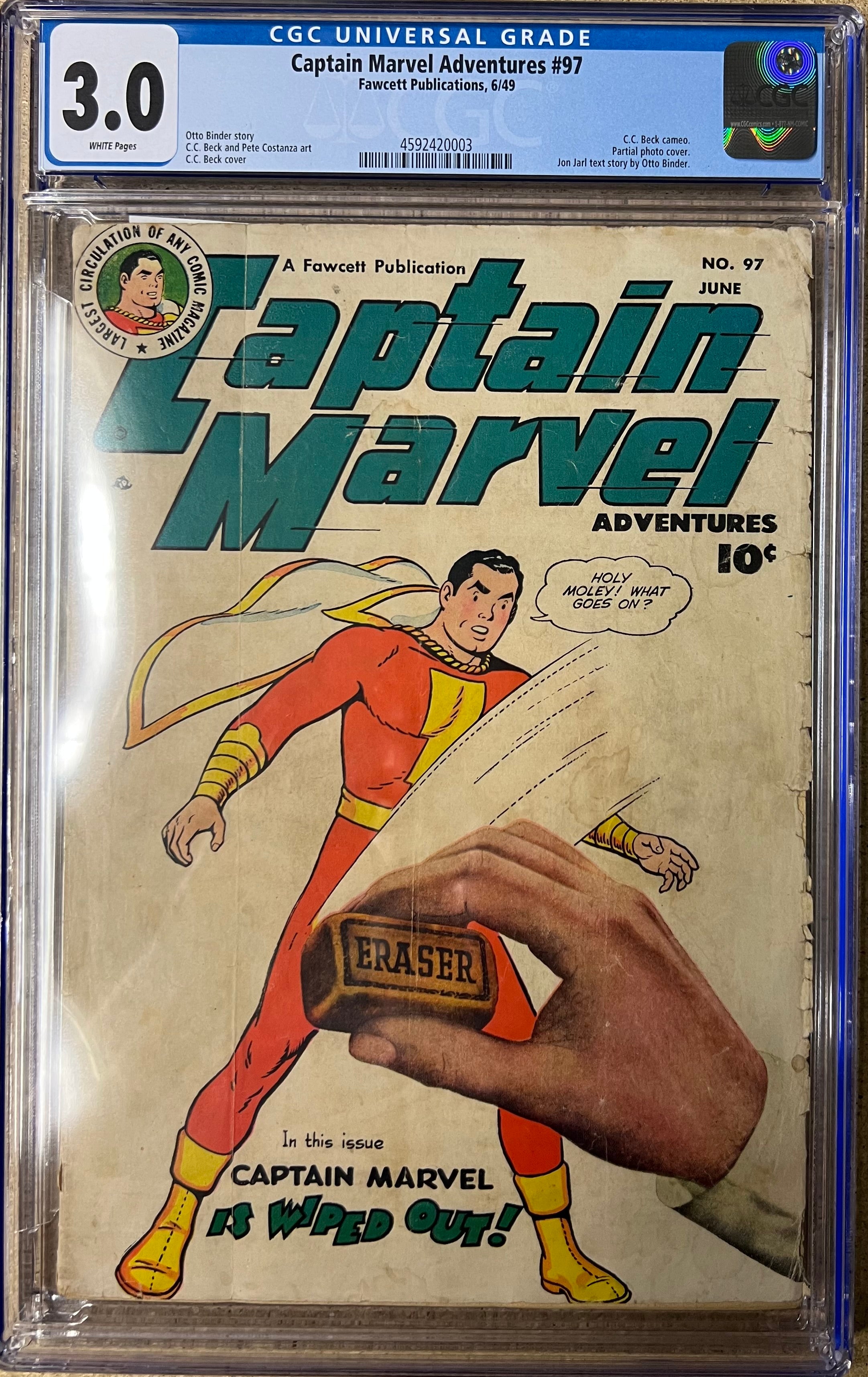 Captain Marvel Adventures #97 CGC 3.0