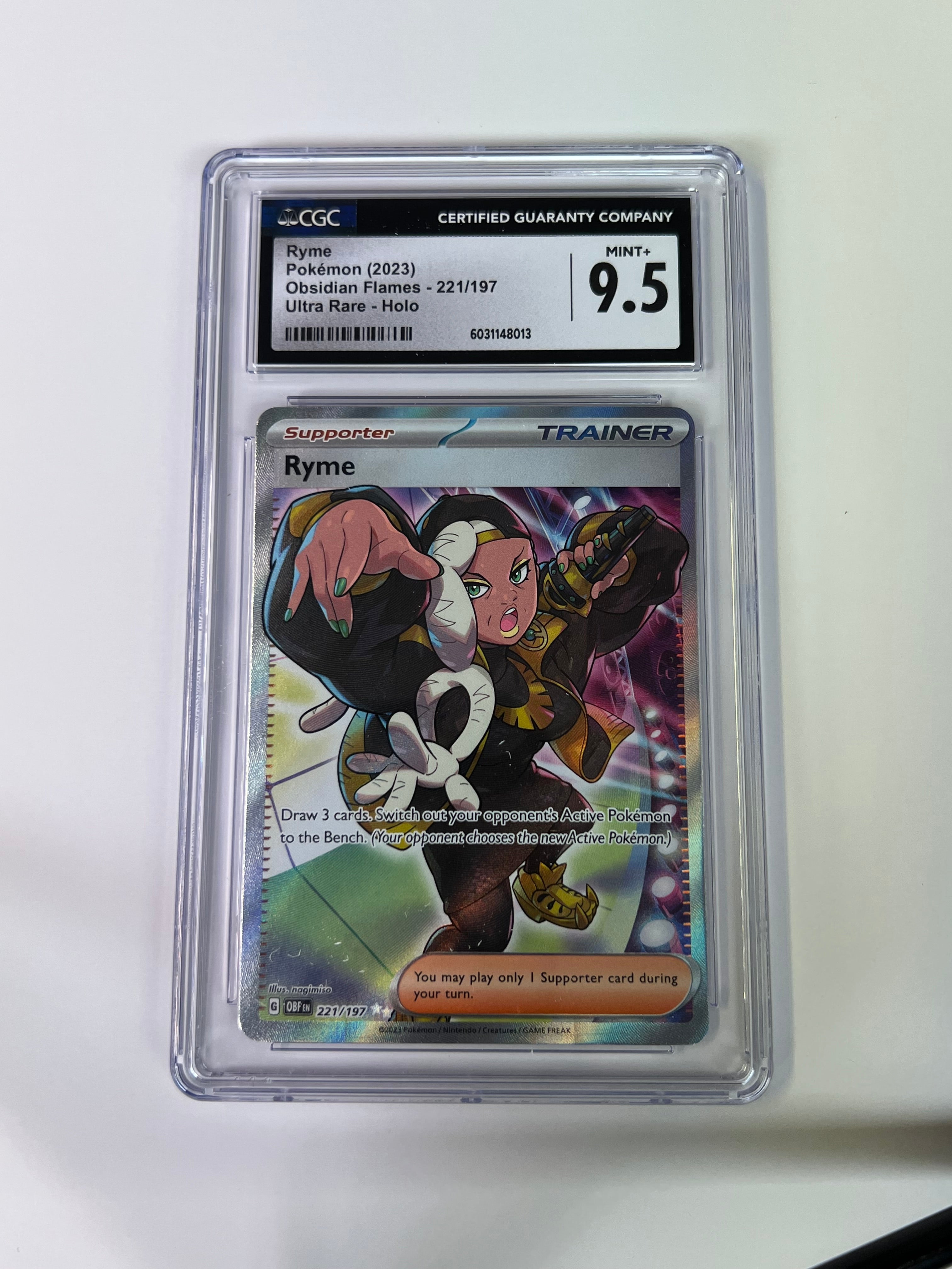Ryme Obsidian Flames 221/197 CGC 9.5