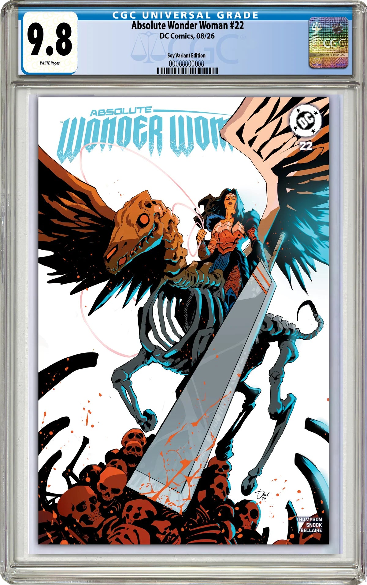 ABSOLUTE WONDER WOMAN #22 DEXTER SOY SDCC EXCLUSIVE VARIANT COVERS