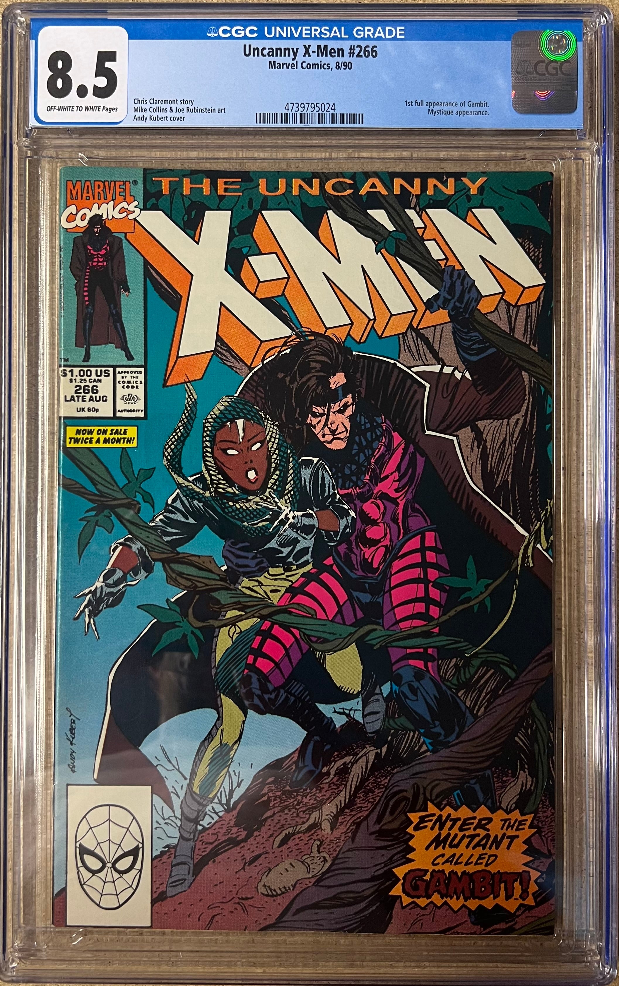 Uncanny X-Men #266 CGC 8.5