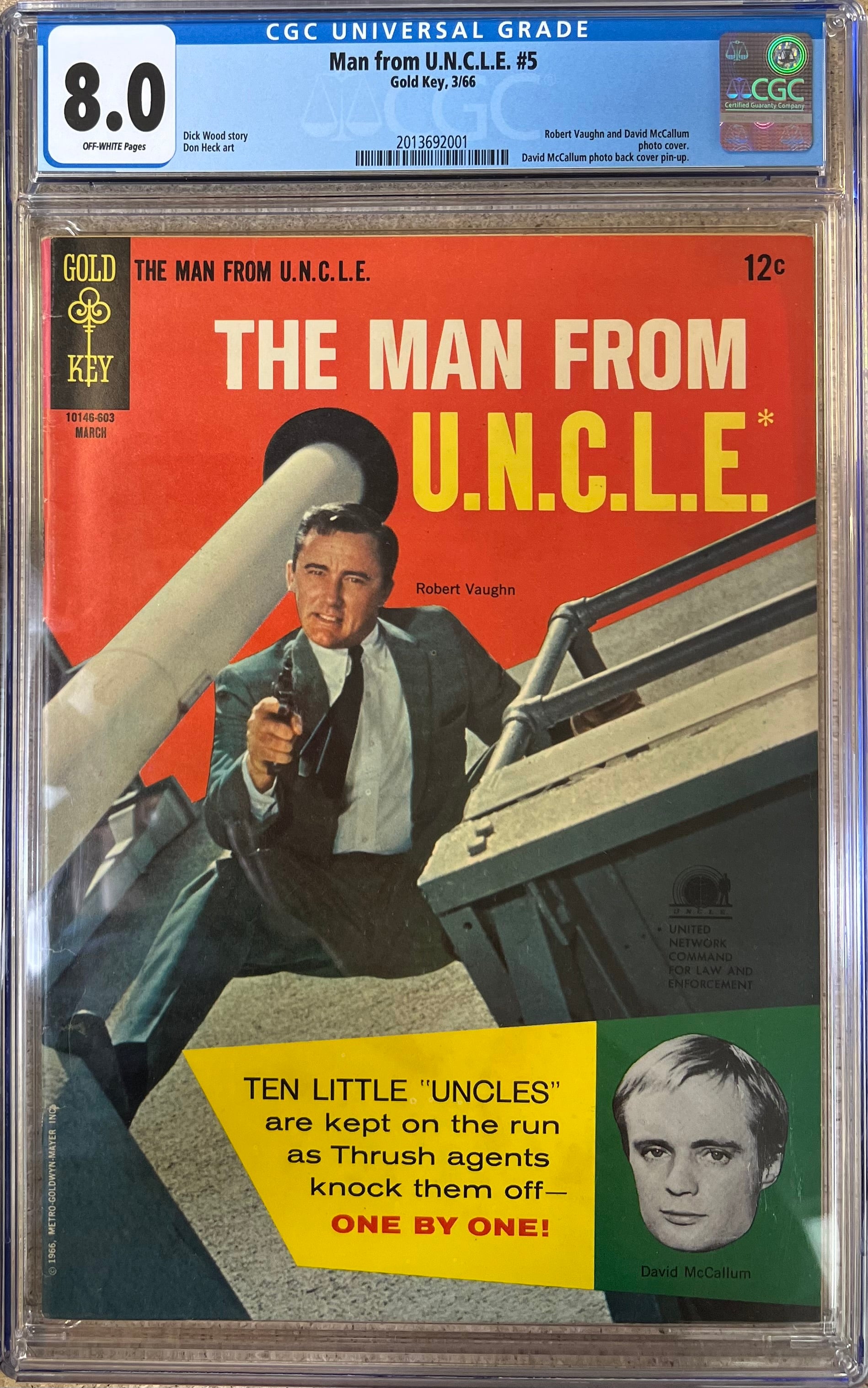 Man From U.N.C.L.E #5 CGC 8.0