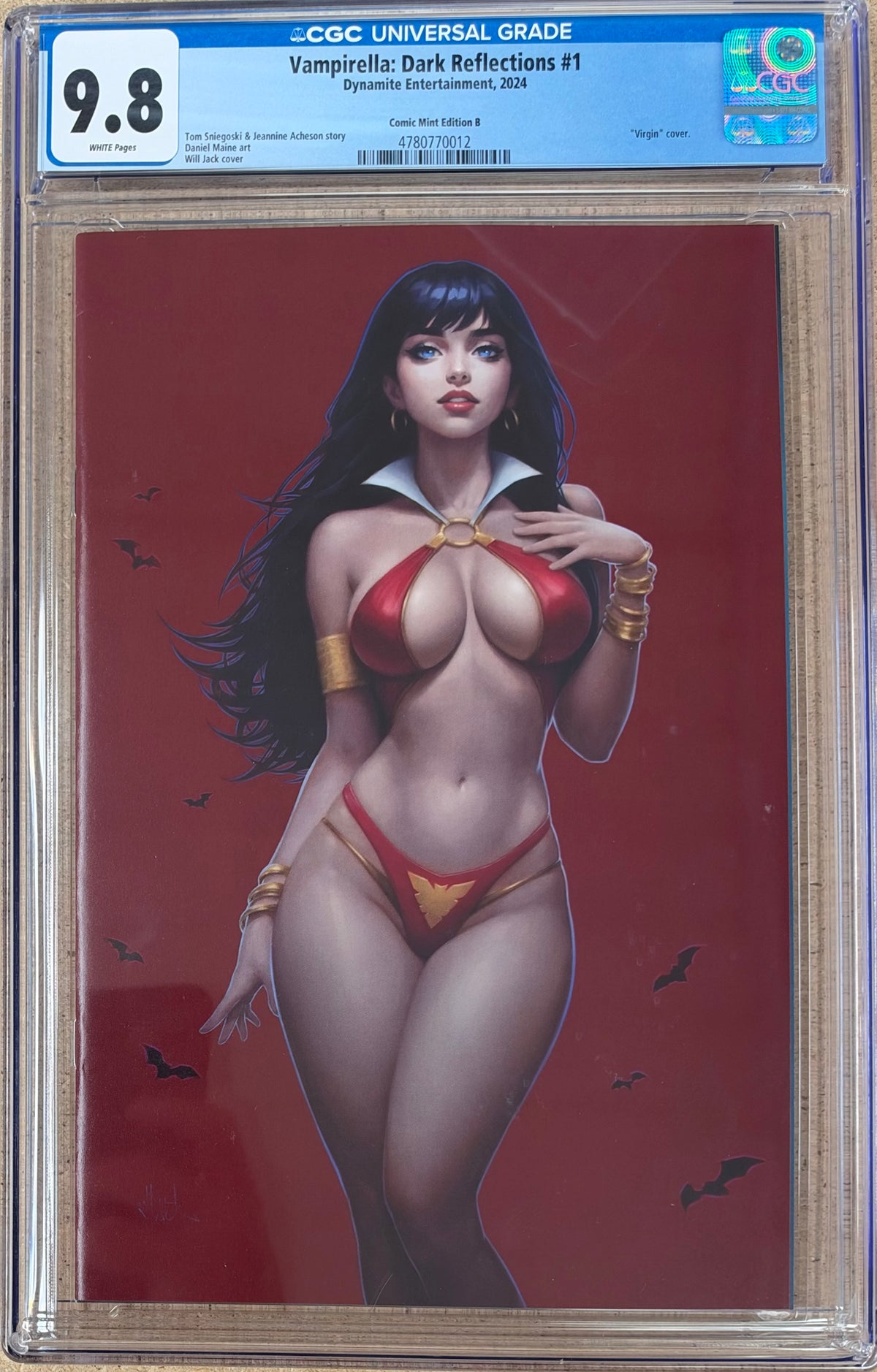 Vampirella: Dark Reflections #1 Will Jack Virgin Variant CGC 9.8