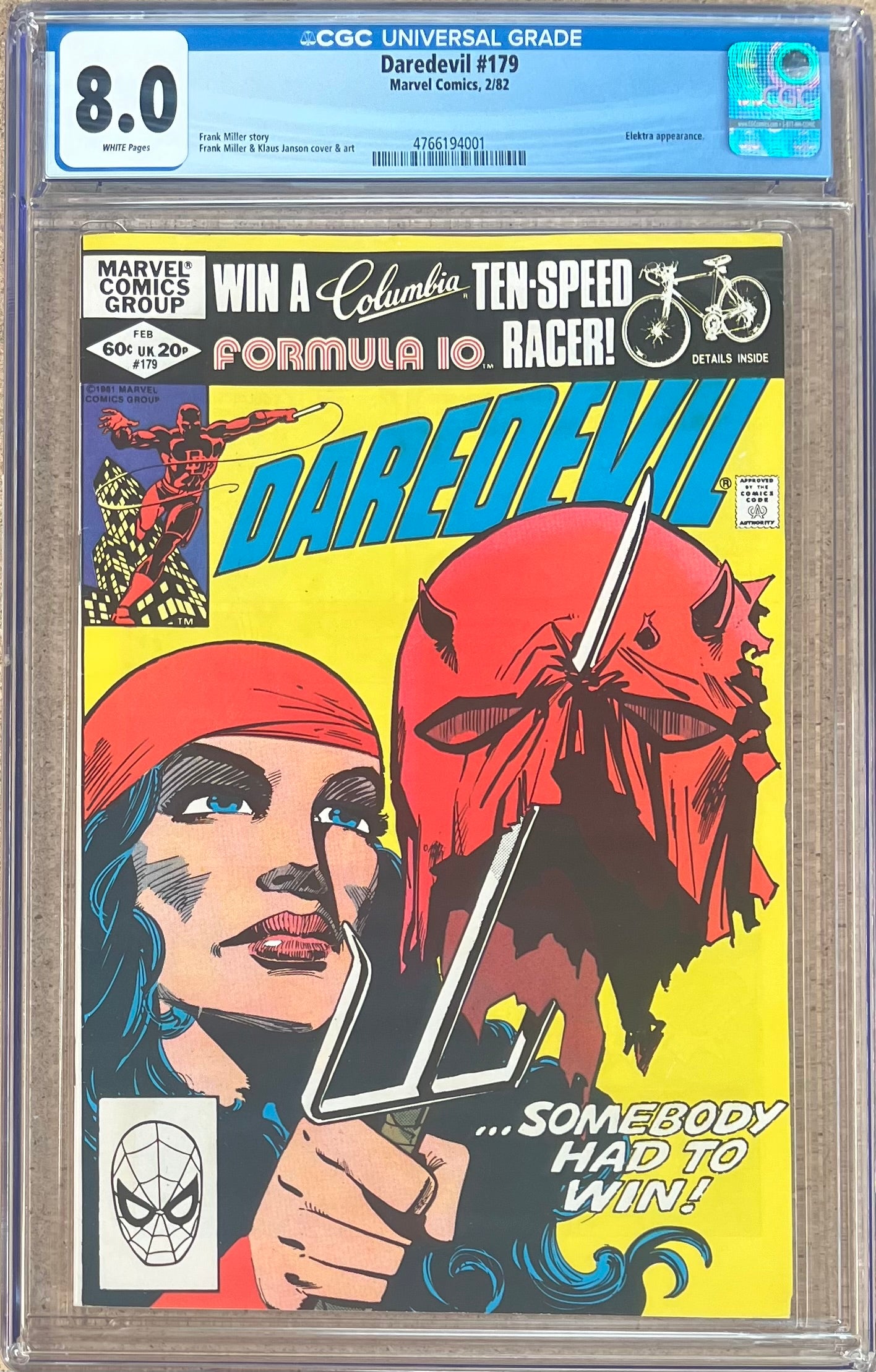 Daredevil #179 CGC 8.0