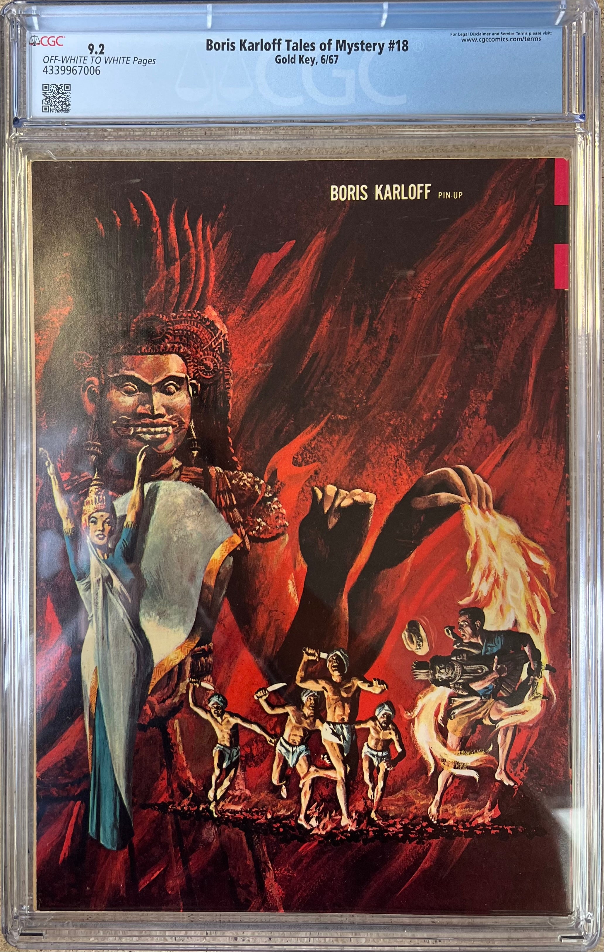 Boris Karloff Tales Of Mystery #18 CGC 9.2