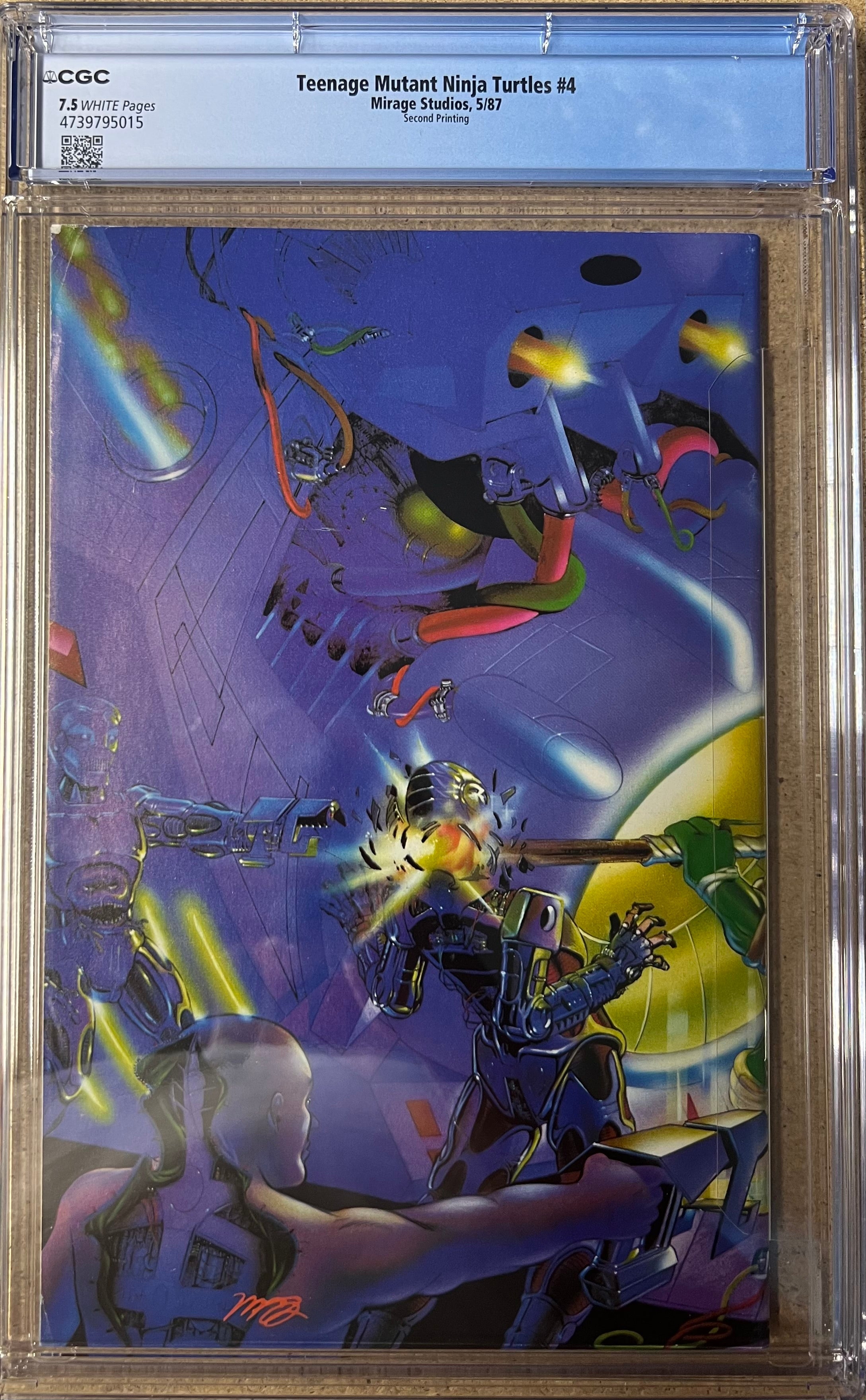 Teenage Mutant Ninja Turtles #4 Second Print CGC 7.5