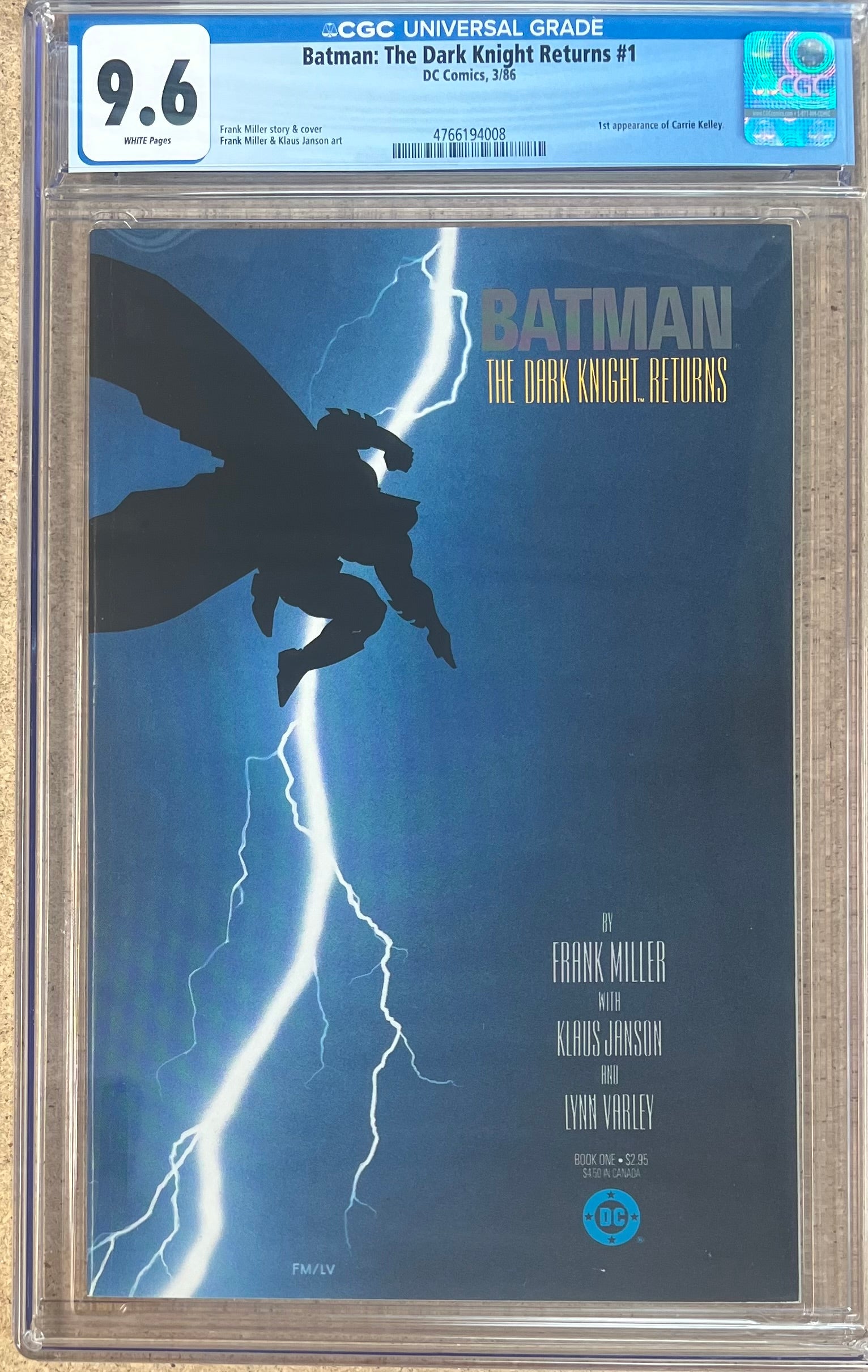 Batman: The Dark Knight Returns #1 CGC 9.6