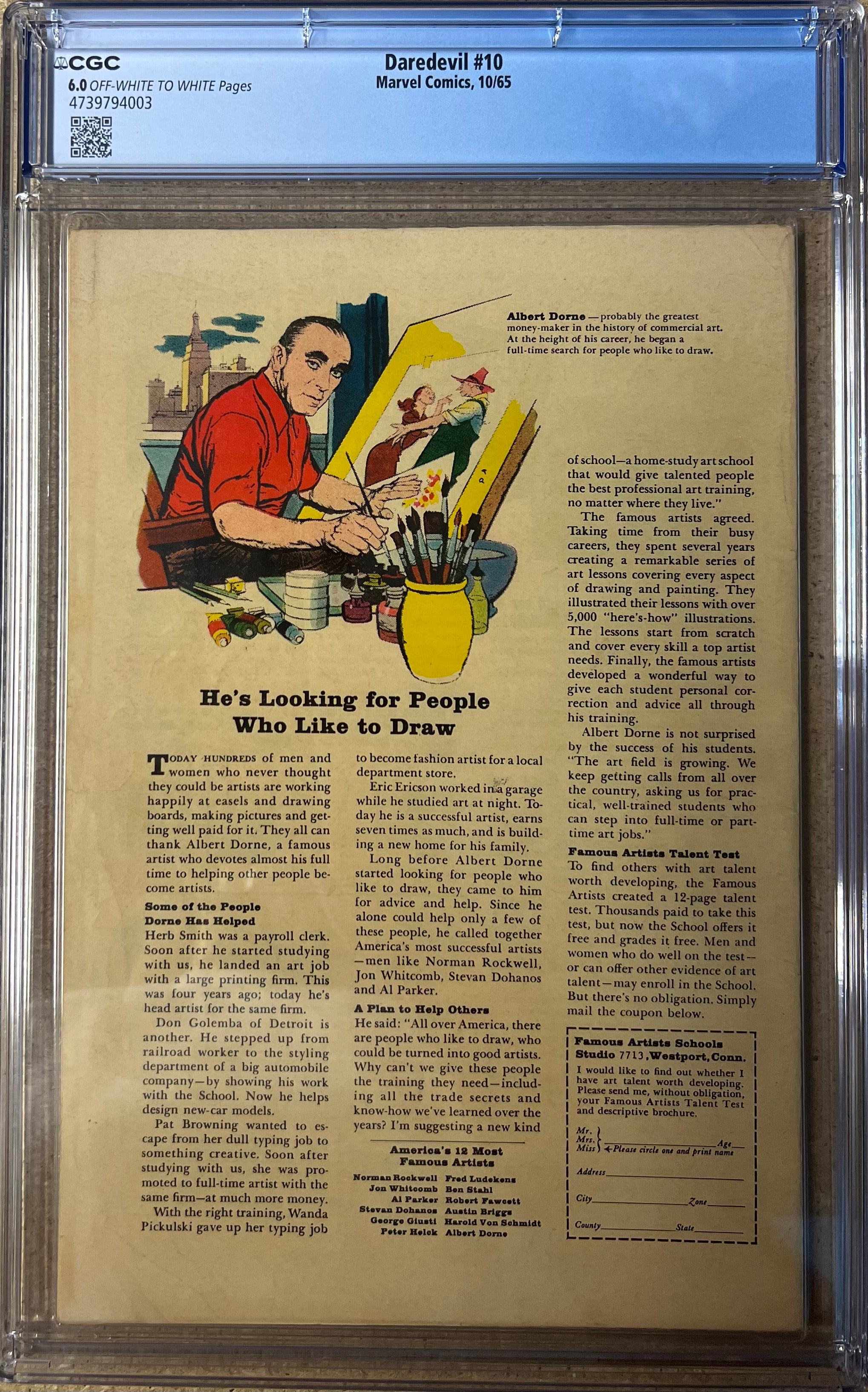 Daredevil #10 CGC 6.0