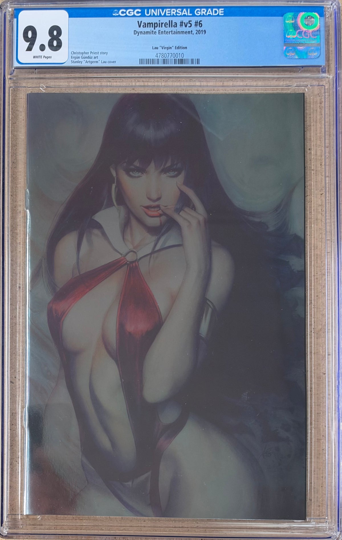 Vampirella #6 Artgerm Foil Virgin Variant CGC 9.8
