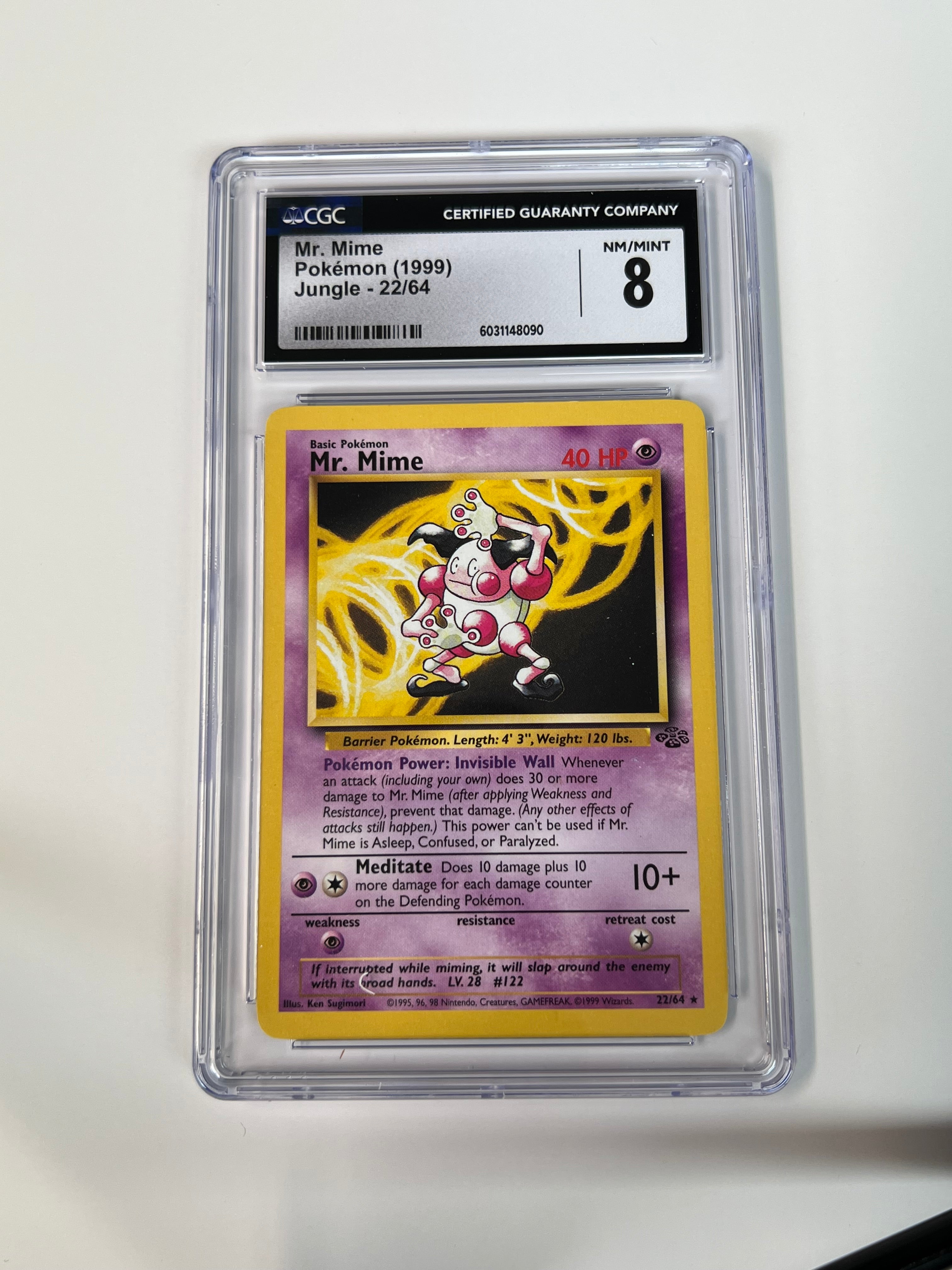 Mr. Mime Jungle CGC 8