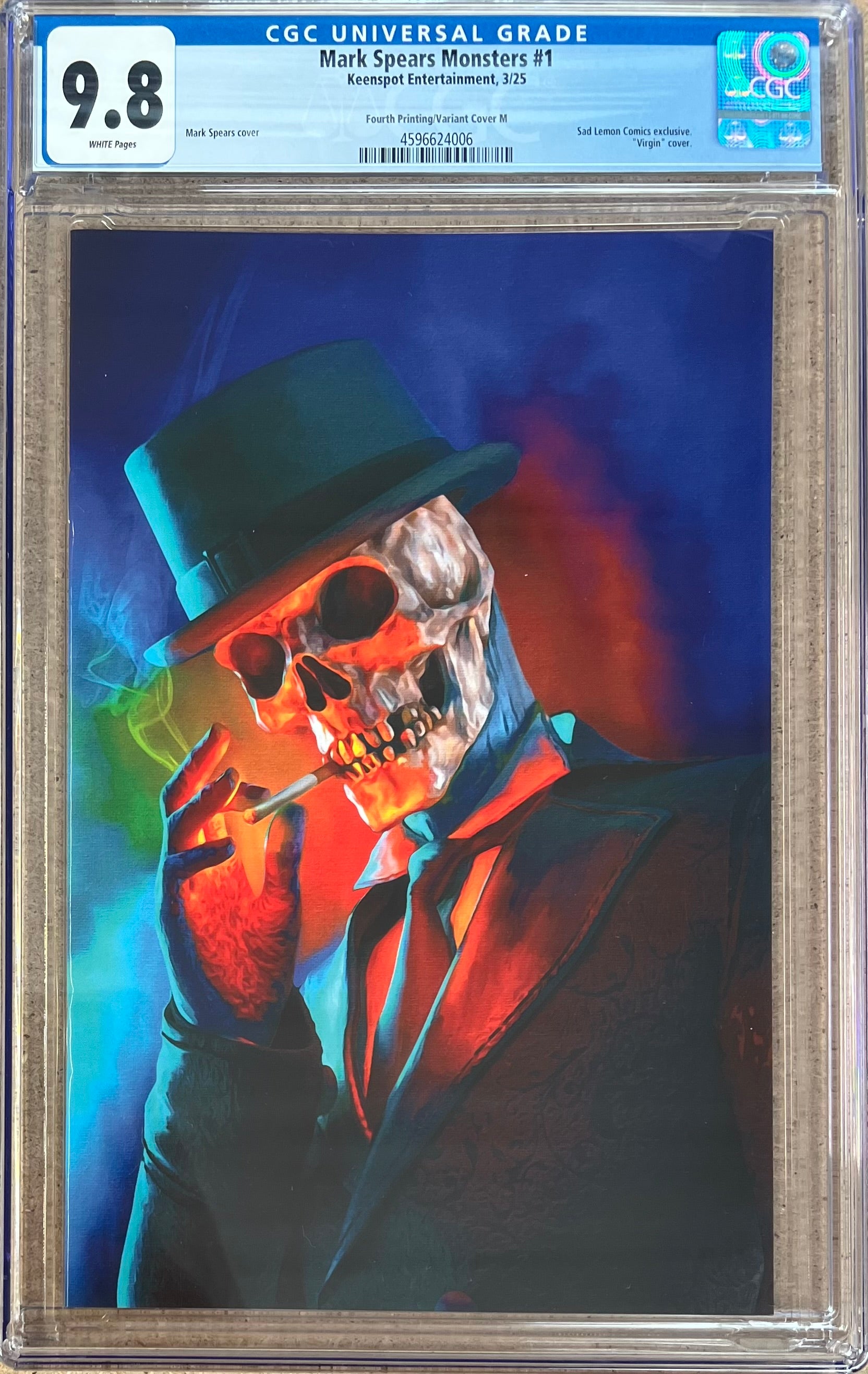 Mark Spears Monsters #1 Fourth Print CGC 9.8