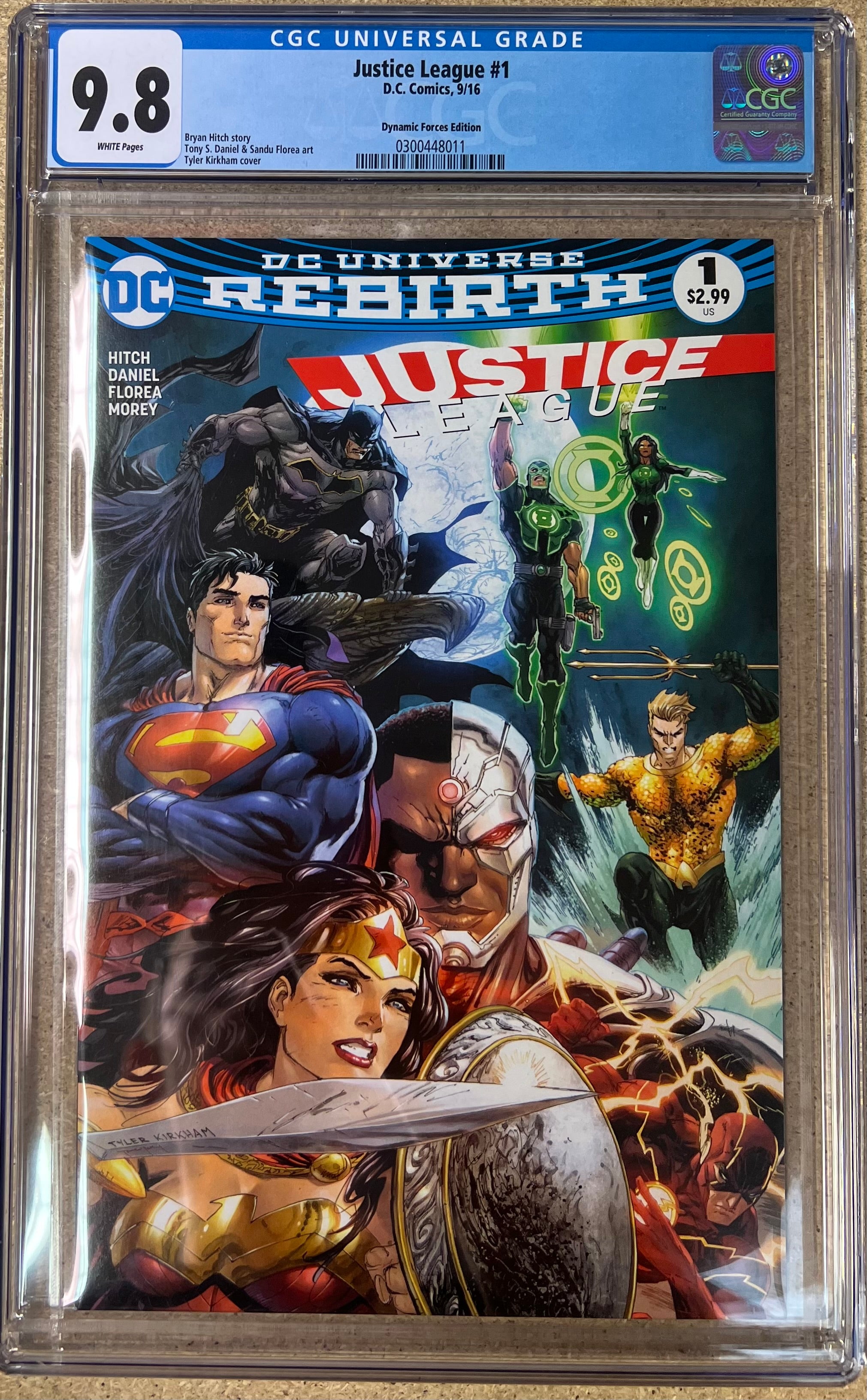 Justice League #1 Dynamic Forces Edition CGC 9.8