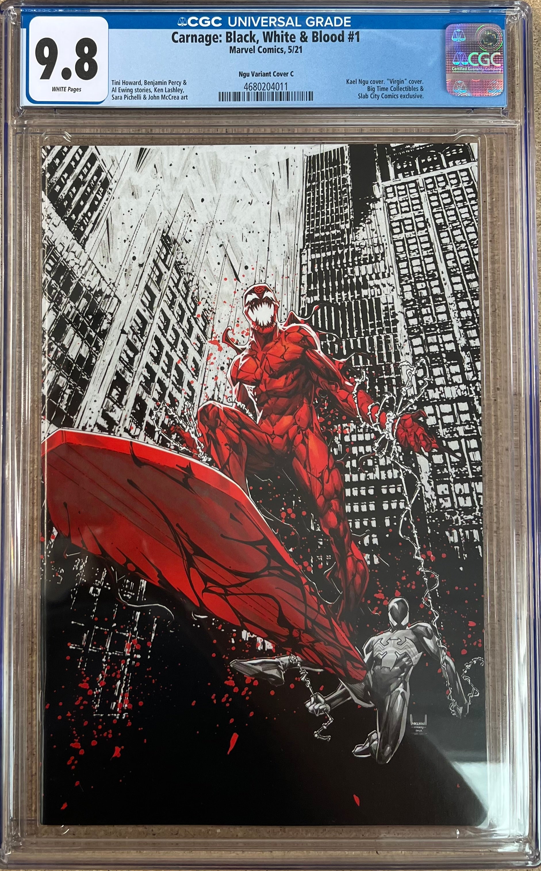 Carnage: Black, White & Blood #1 Convention Edition CGC 9.8