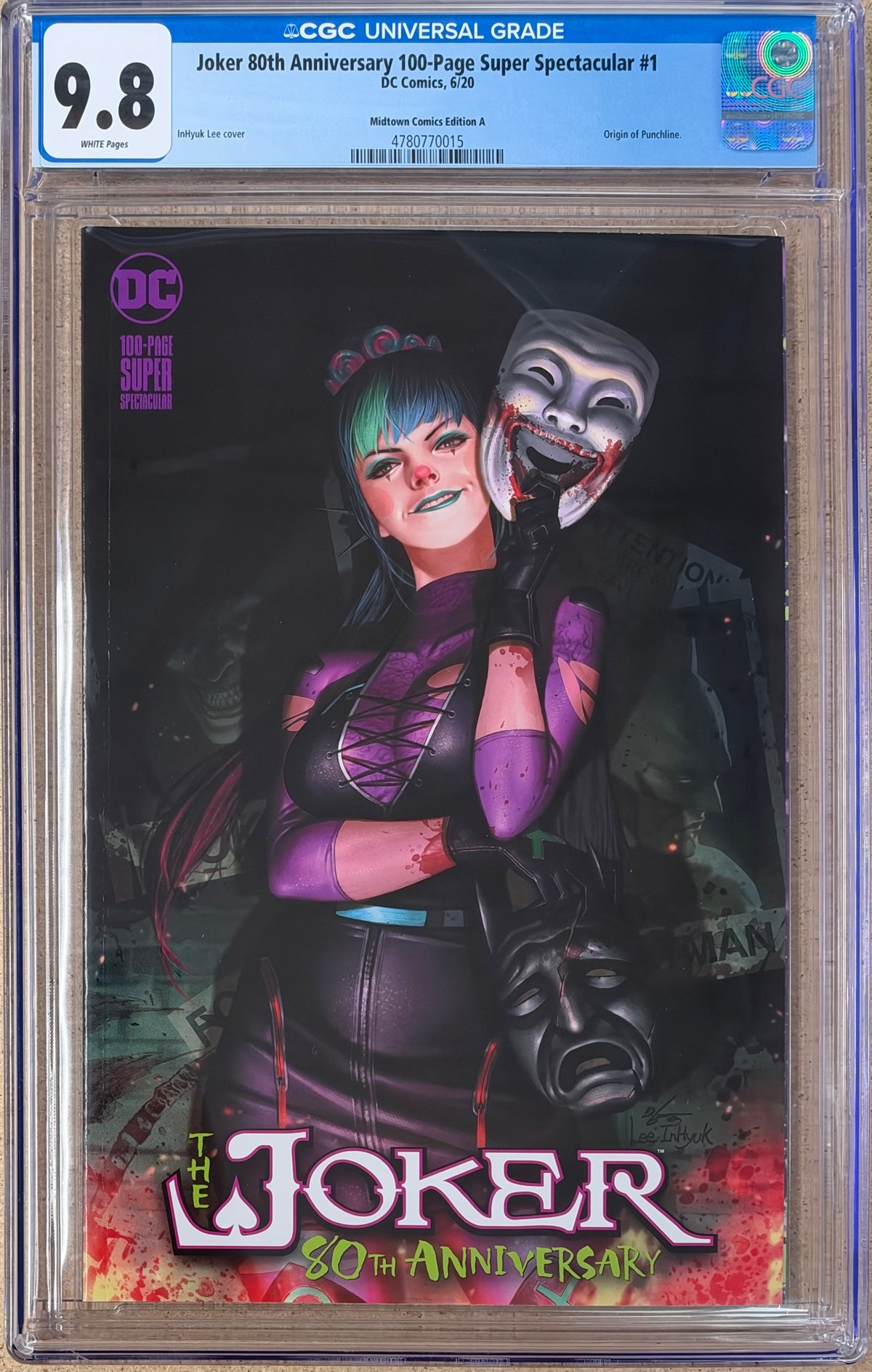 Joker 80th Anniversary#1 Inhyuk Lee Variant CGC 9.8