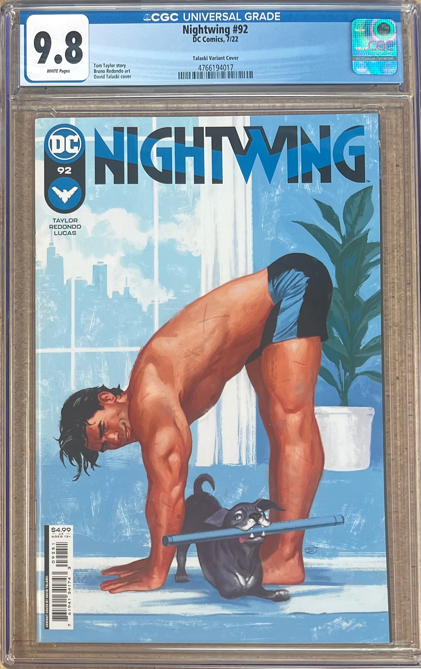 Nightwing #92 Talaski Variant CGC 9.8