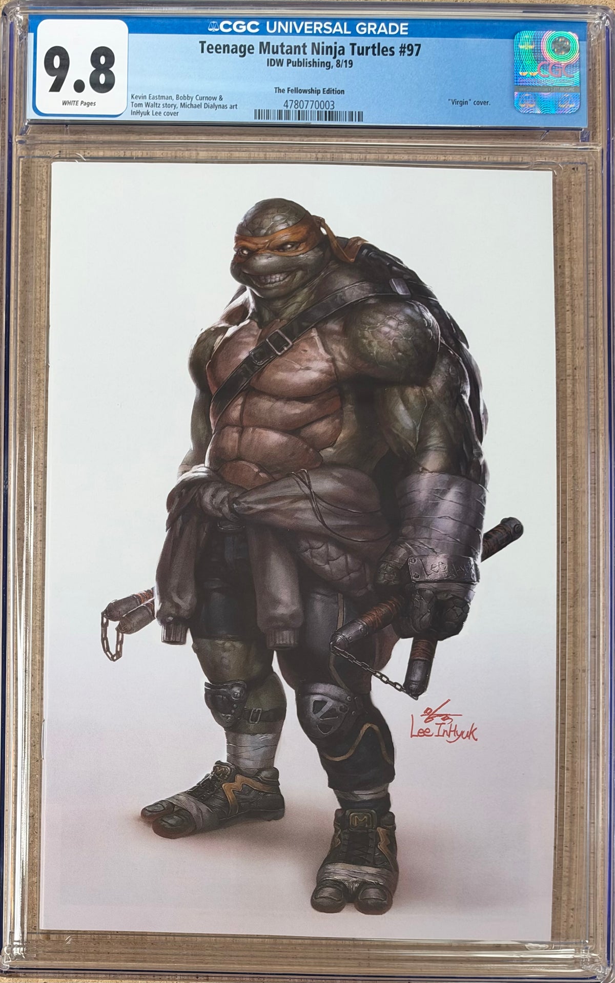 Teenage Mutant Ninja Turtles #97 Inhyuk Lee Virgin Variant CGC 9.8