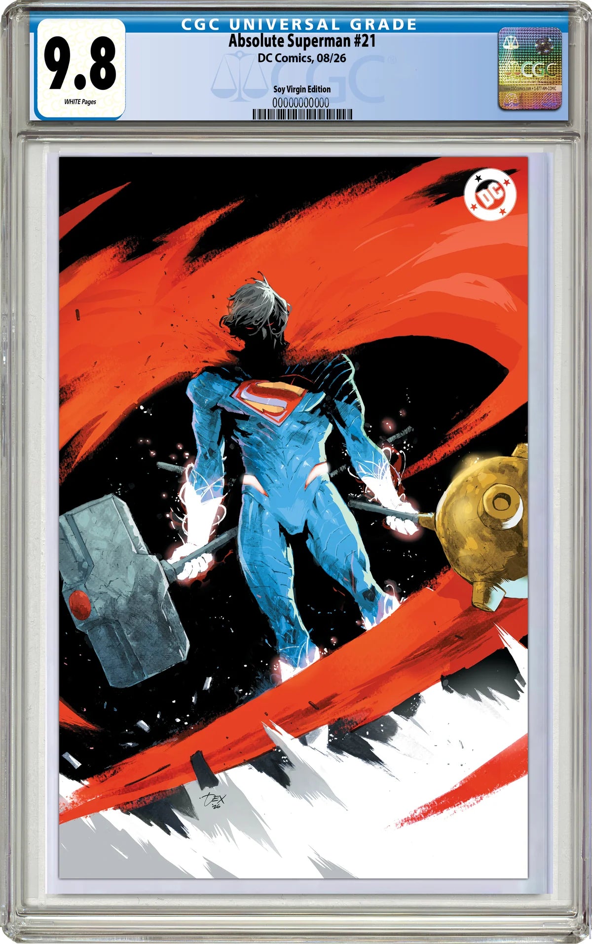 ABSOLUTE SUPERMAN #21 DEXTER SOY SDCC EXCLUSIVE VARIANT COVERS