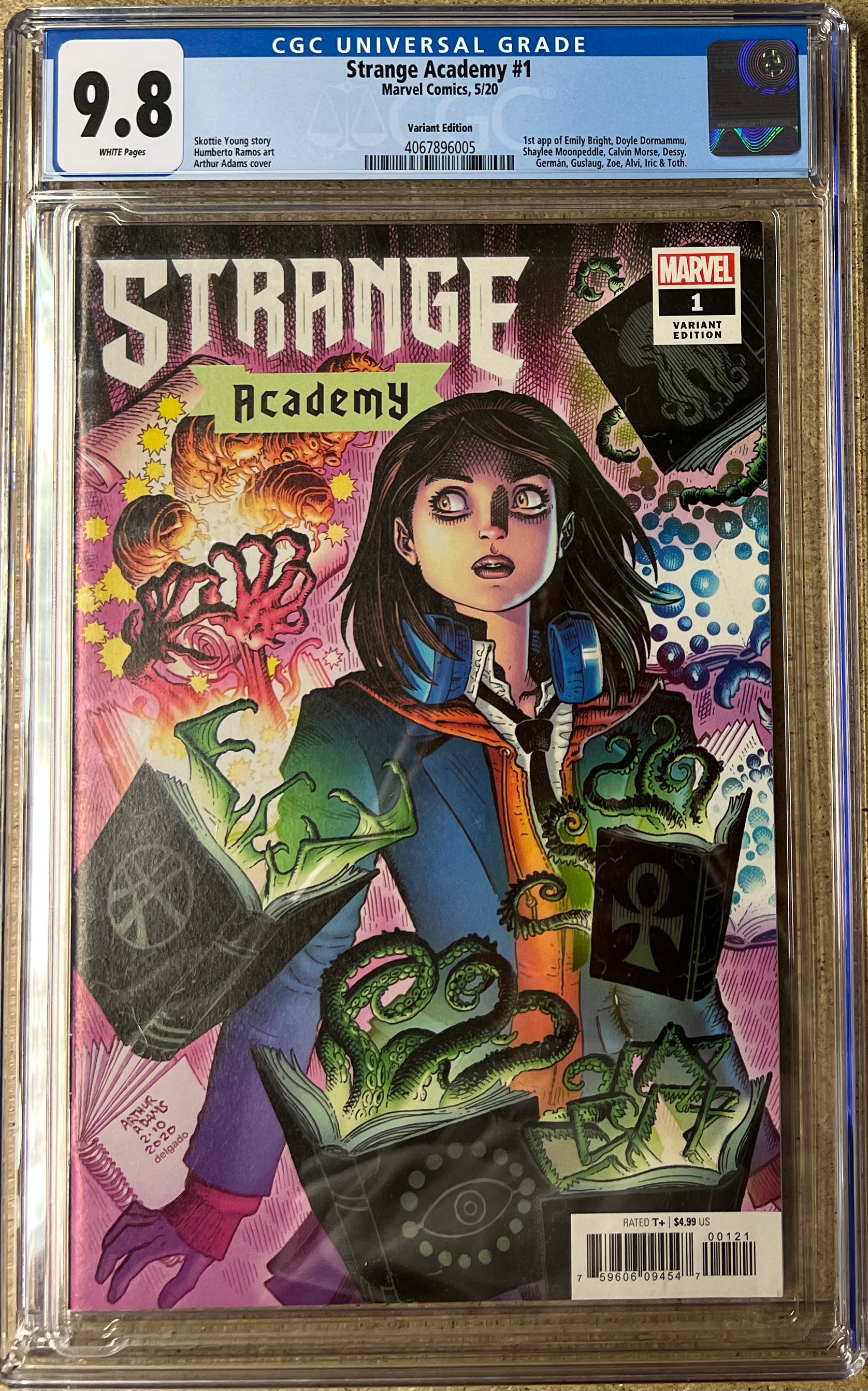 Strange Academy #1 Adams Variant CGC 9.8