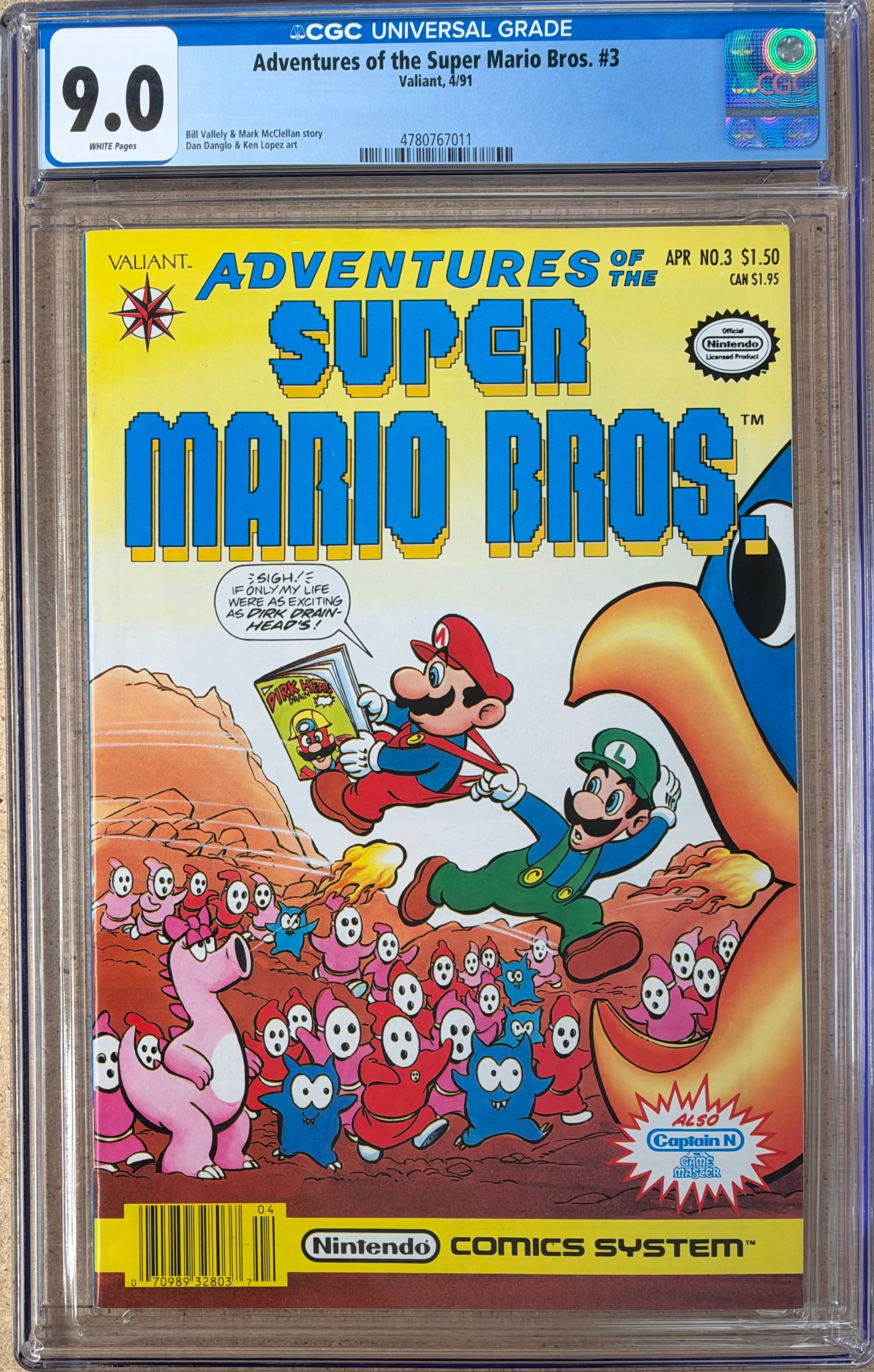 Adventures of the Super Mario Bros #3 CGC 9.0