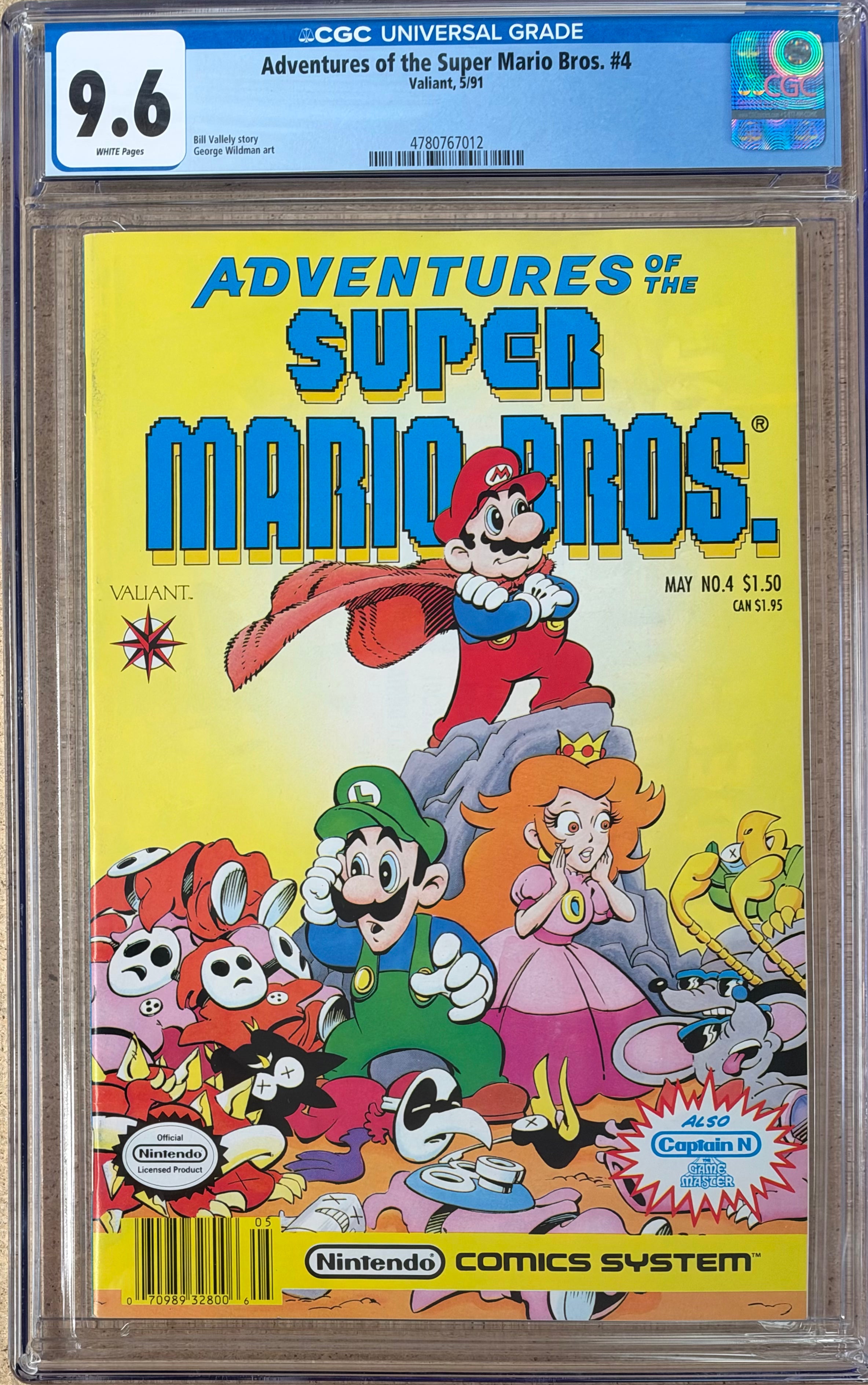 Adventures of the Super Mario Bros #4 CGC 9.6