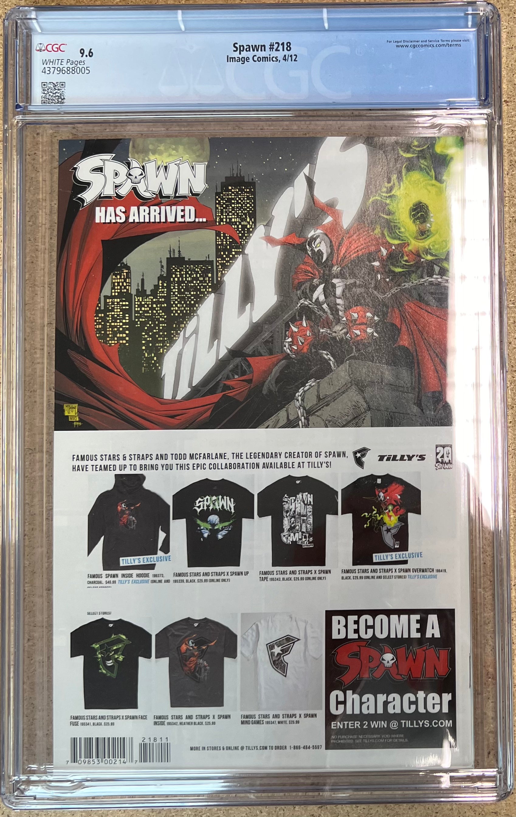 Spawn #218 CGC 9.6 - Slab City Comics 