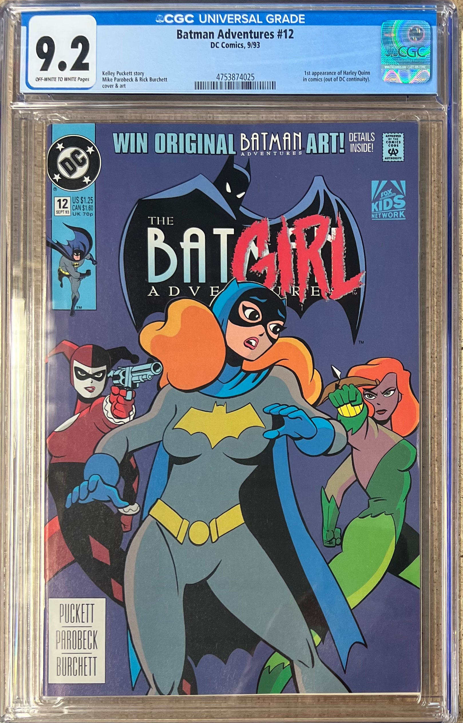 Batman Adventures #12 CGC 9.2