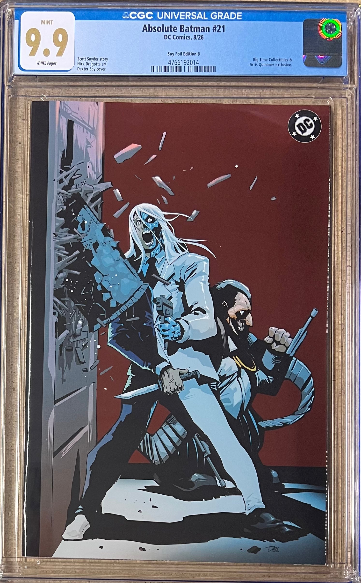 Absolute Batman #21 Dexter Soy Foil Wraparound Variant CGC 9.9