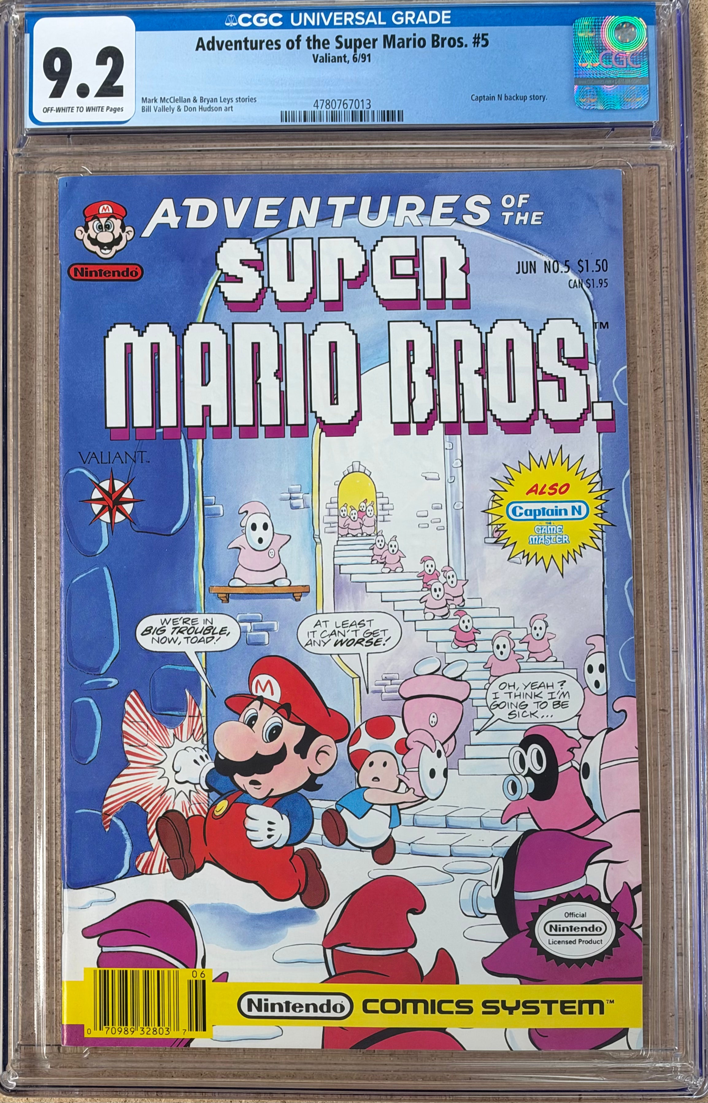 Adventures of the Super Mario Bros #5 CGC 9.2