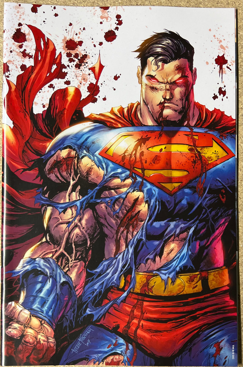 Superman #4/ Batman #136 Kirkham Battle Damage Variant