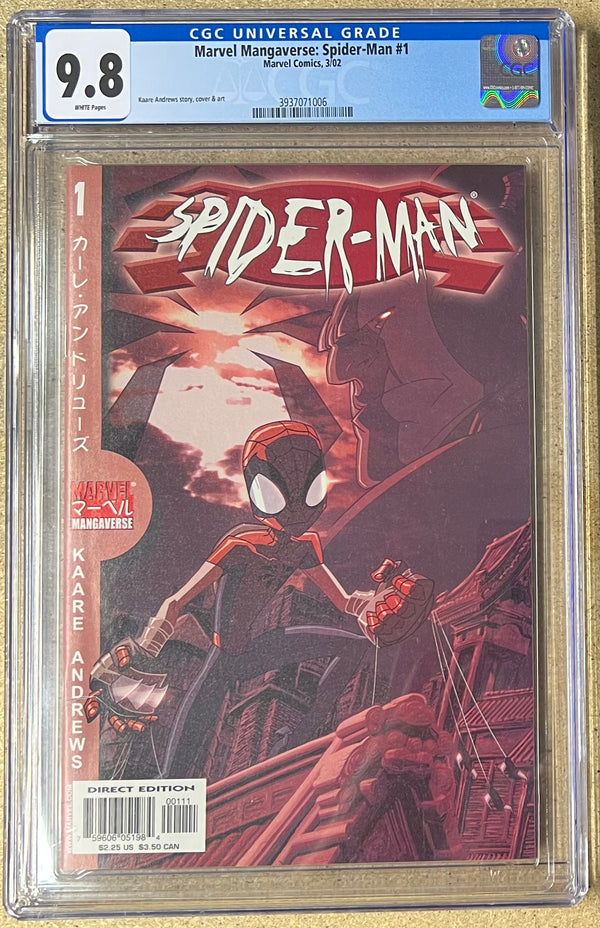 Marvel Mangaverse: Spider-man #1 CGC 9.8 - Slab City Comics 