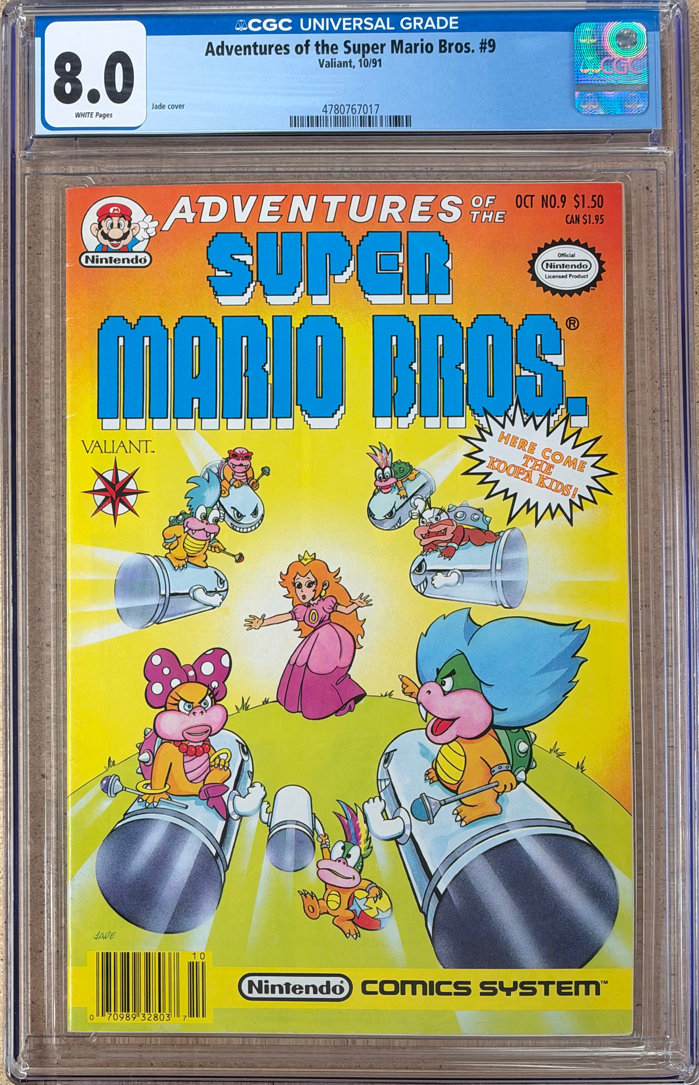 Adventures of the Super Mario Bros #9 CGC 8.0