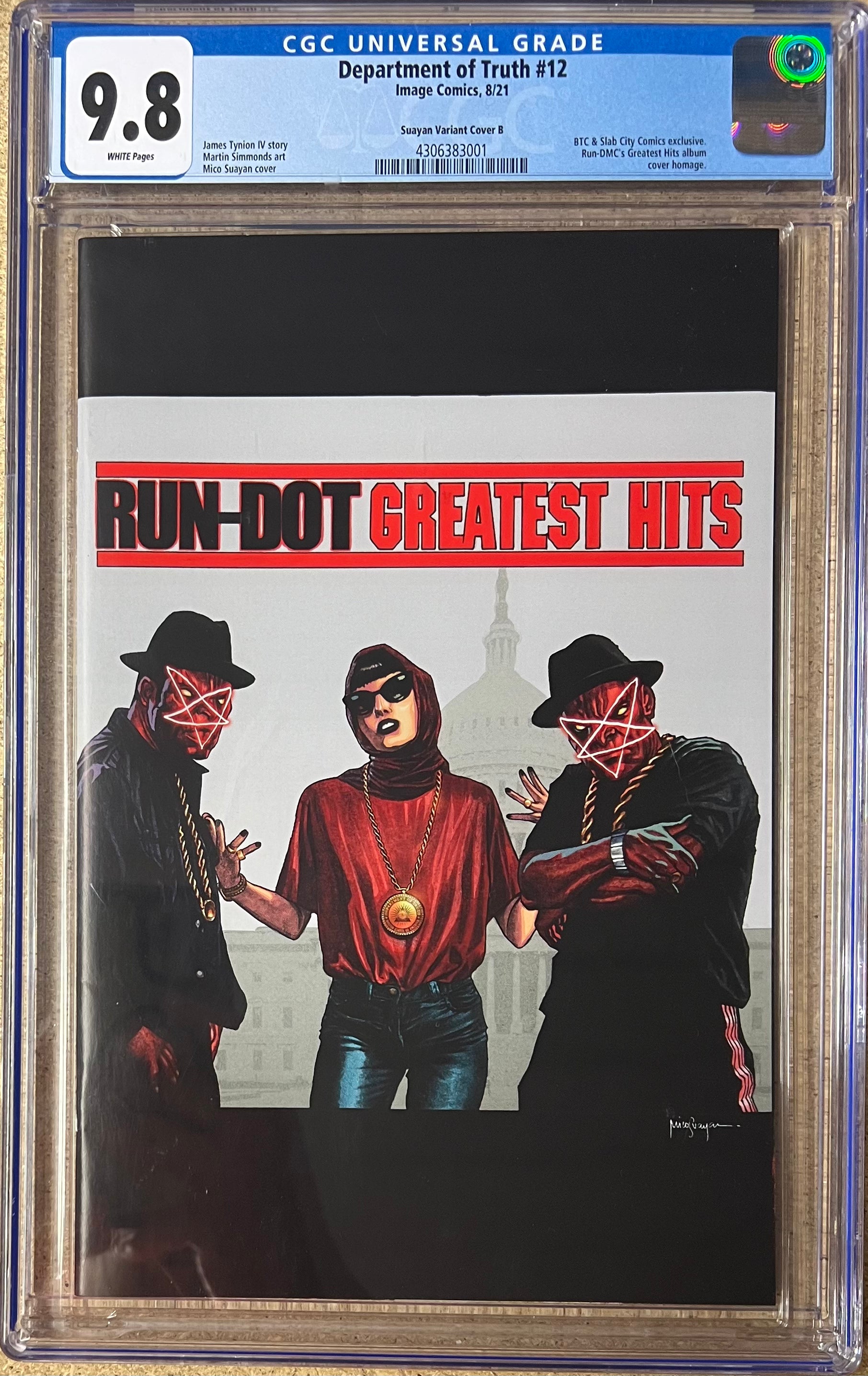 Department Of Truth #12 Virgin Variant CGC 9.8