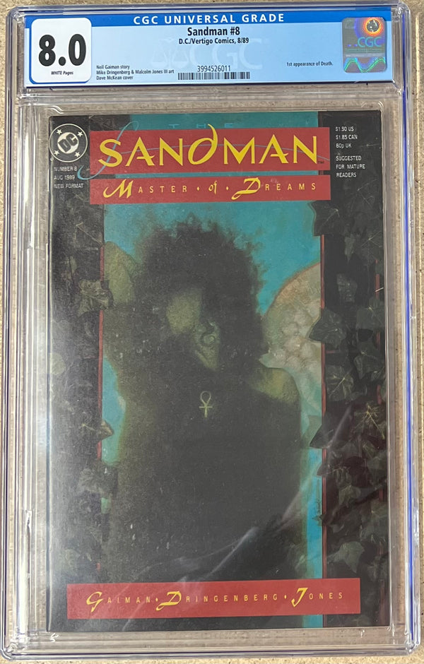 Sandman #8 CGC 8.0 - Slab City Comics 