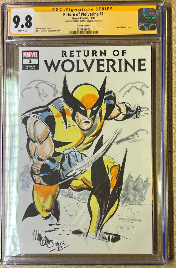 Return Of Wolverine #1 SS CGC 9.8 - Slab City Comics 