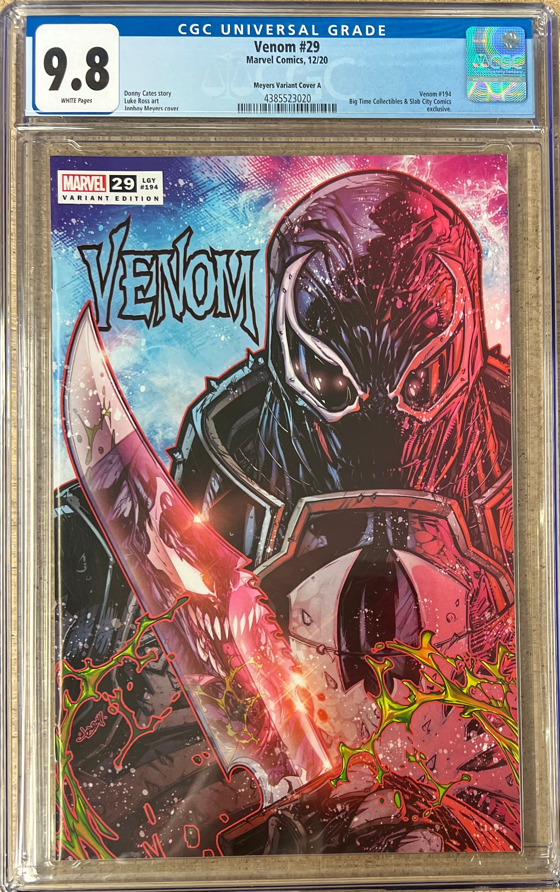 Venom #29 Meyers Trade CGC 9.8
