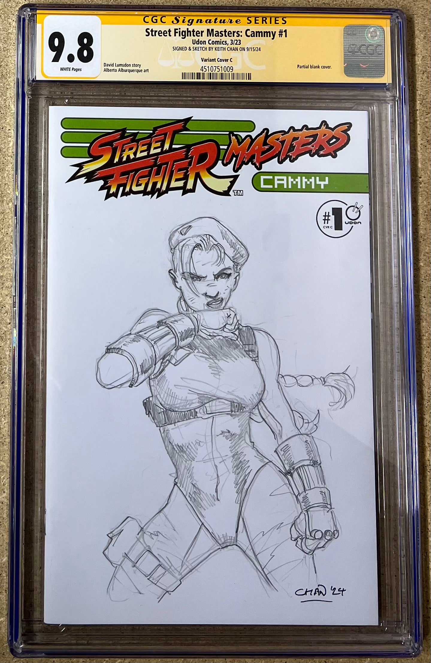Street Fighter Masters: Cammy #1 SS CGC 9.8