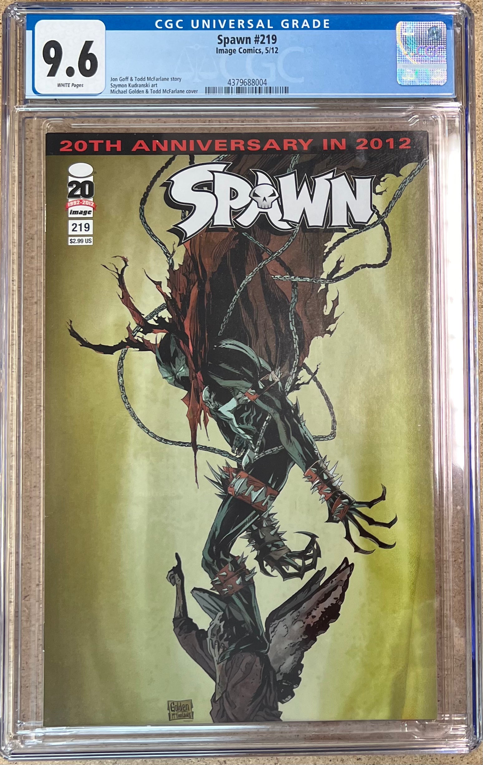 Spawn #219 CGC 9.6 - Slab City Comics 