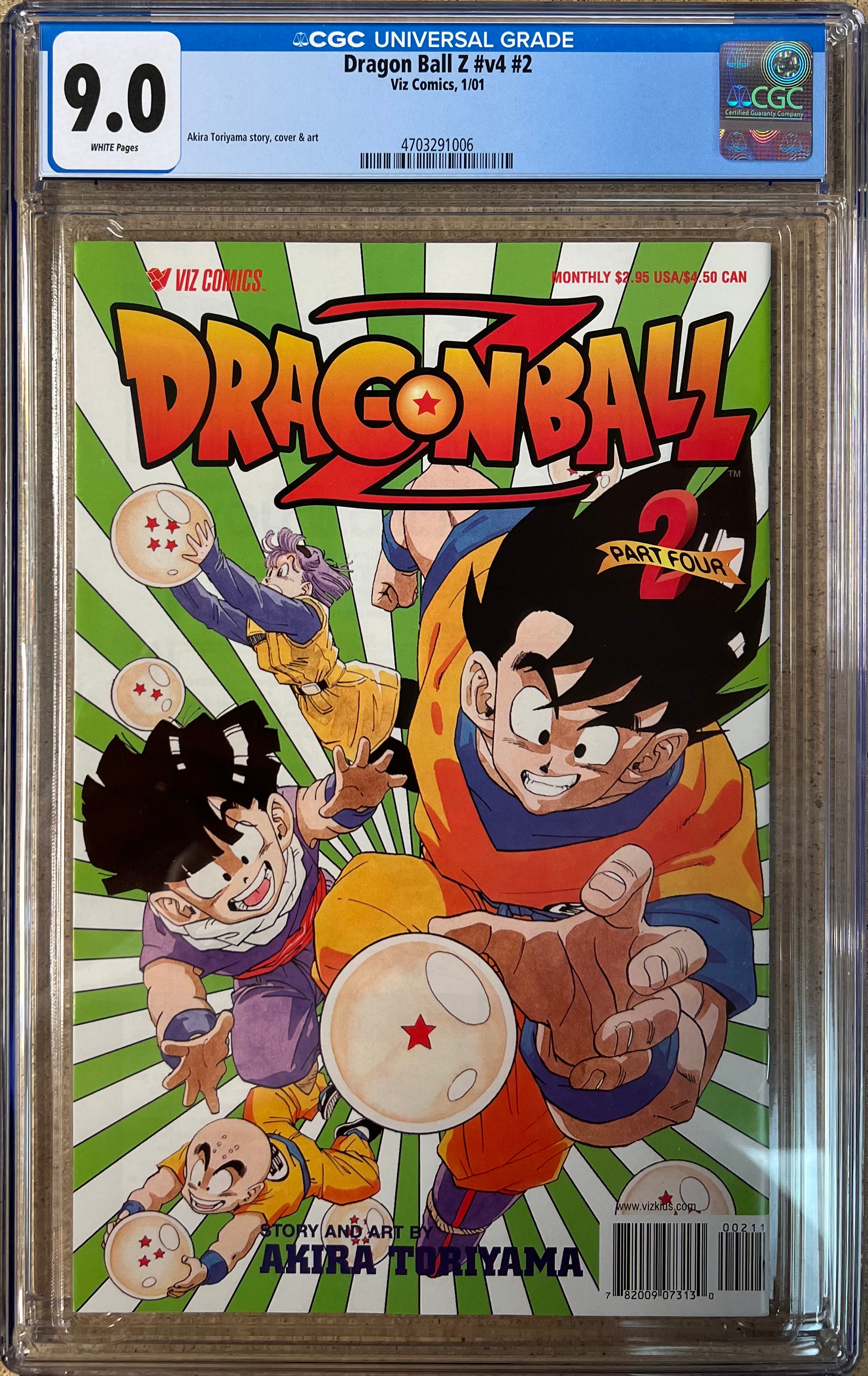 Dragon Ball Z #v4 #2 CGC 9.0