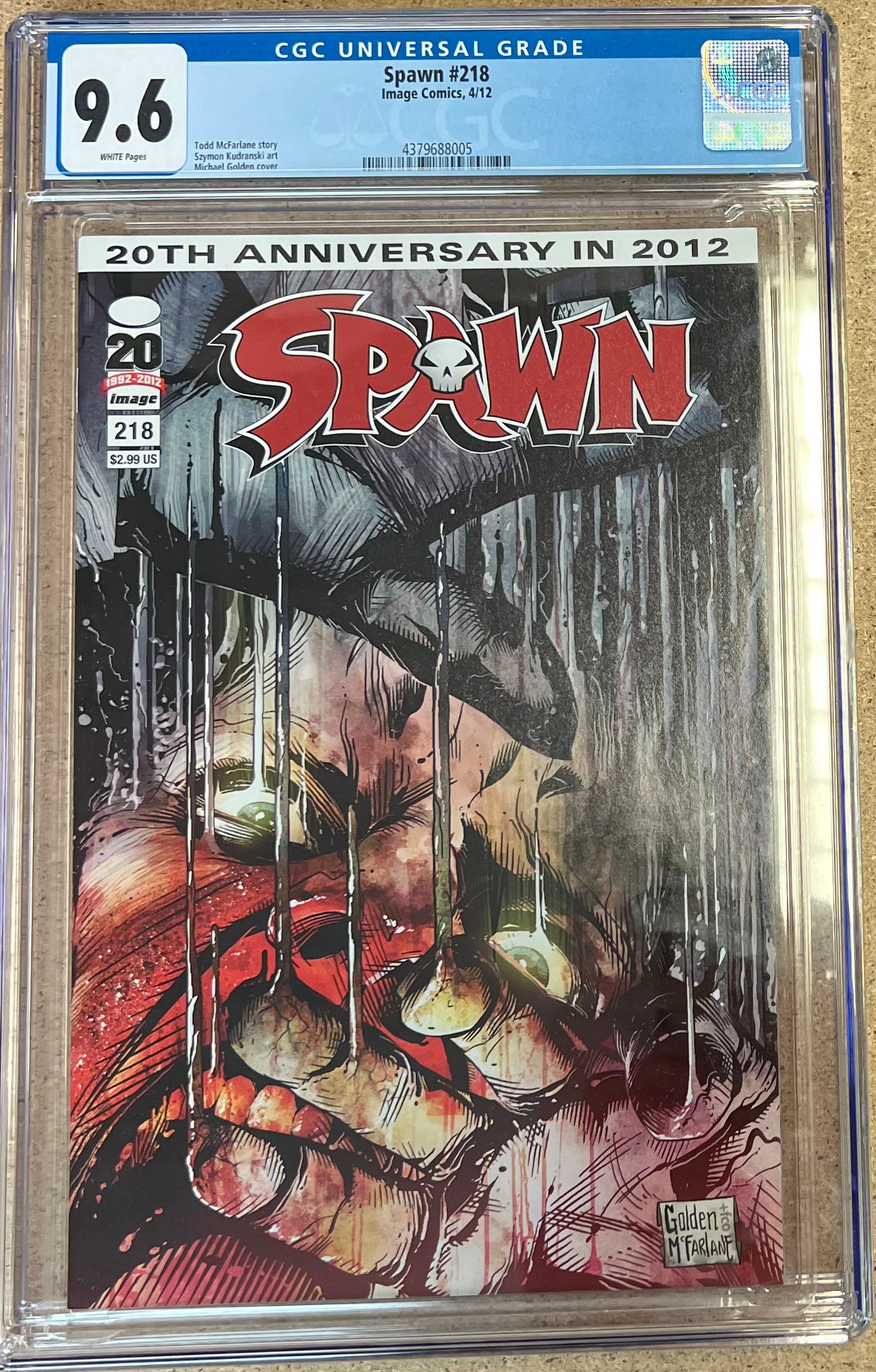 Spawn #218 CGC 9.6 - Slab City Comics 