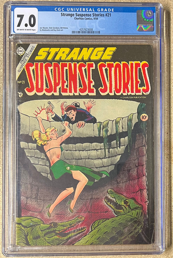 Strange Suspense Stories #21 CGC 7.0 - Slab City Comics 