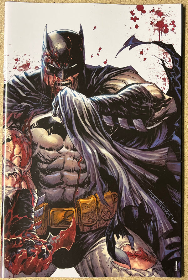 Superman #4/ Batman #136 Kirkham Battle Damage Variant - Slab City Comics 