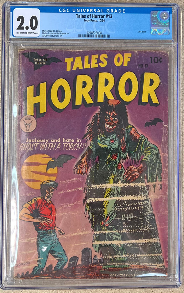 Tales of Horror #13 CGC 2.0 - Slab City Comics 