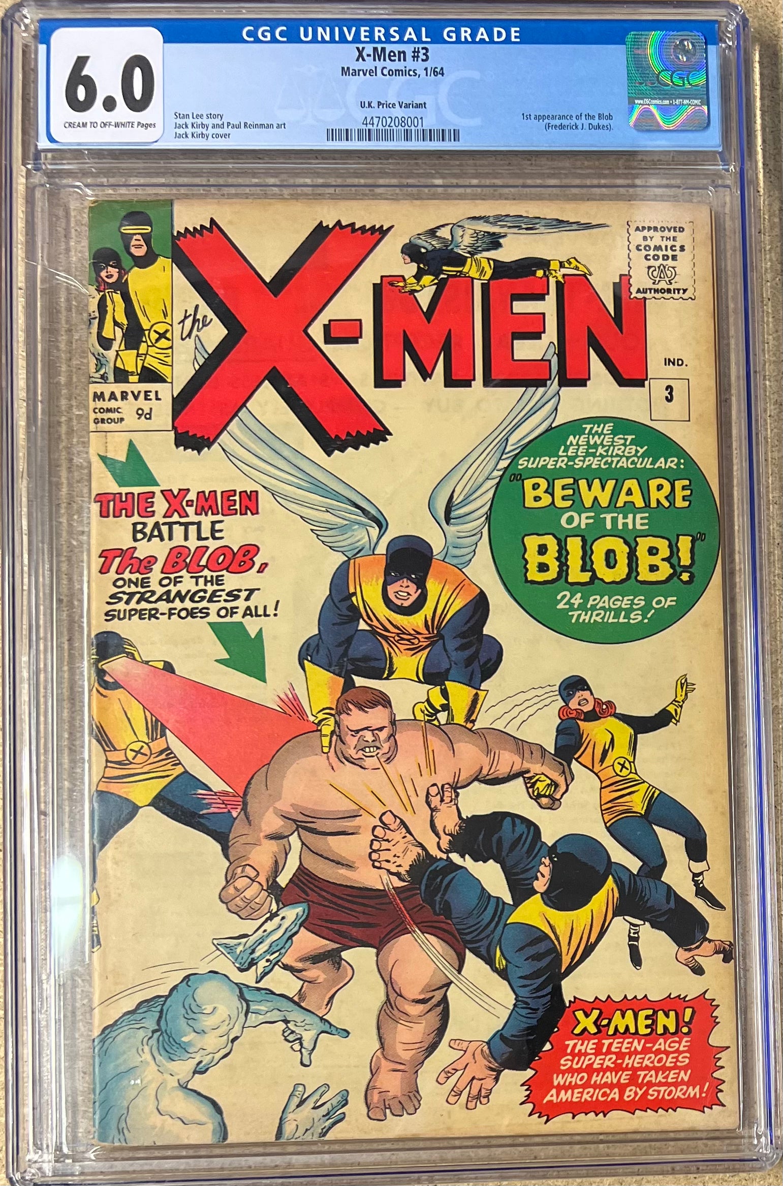 X-Men #3 CGC 6.0