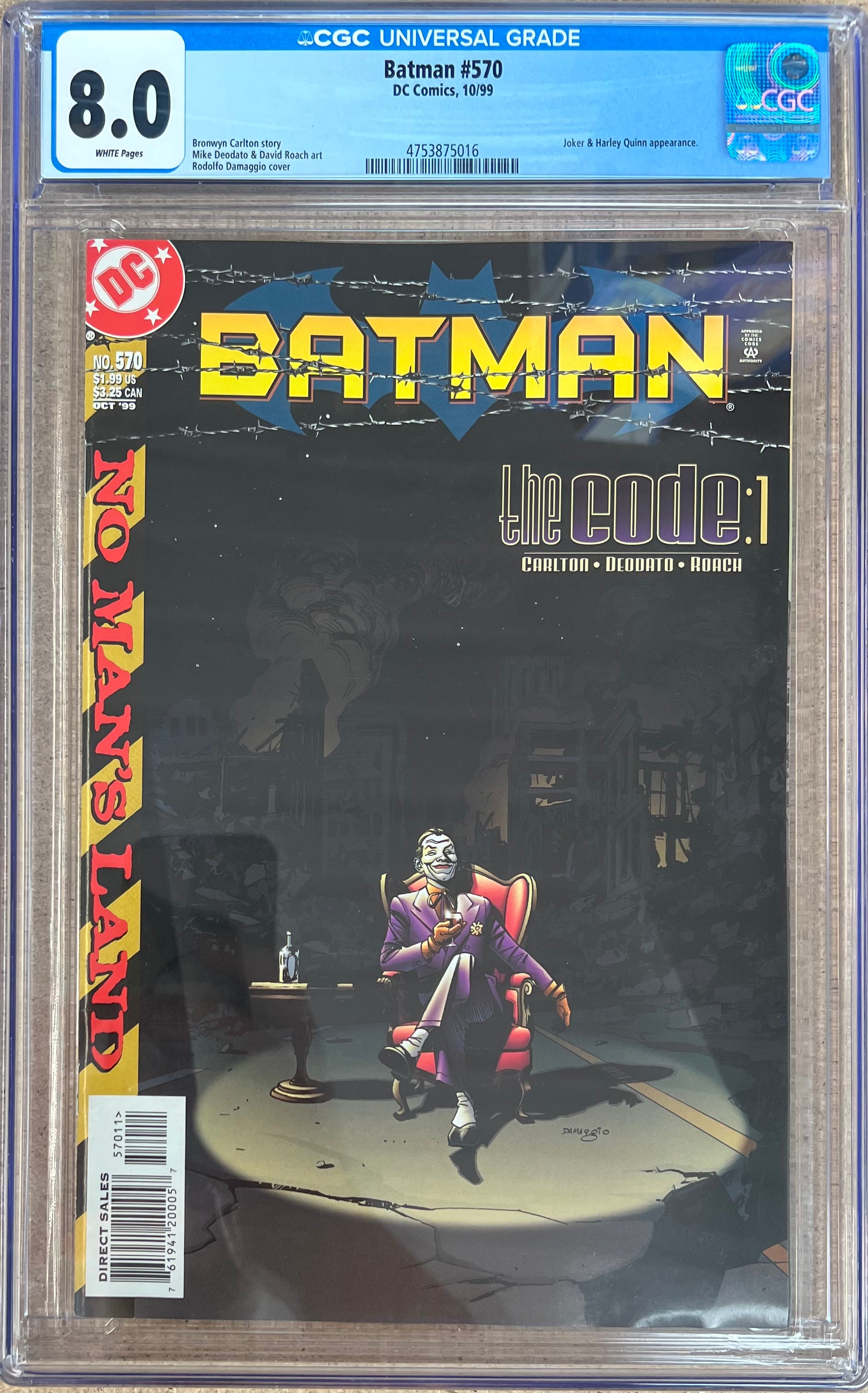 Batman #570 CGC 8.0