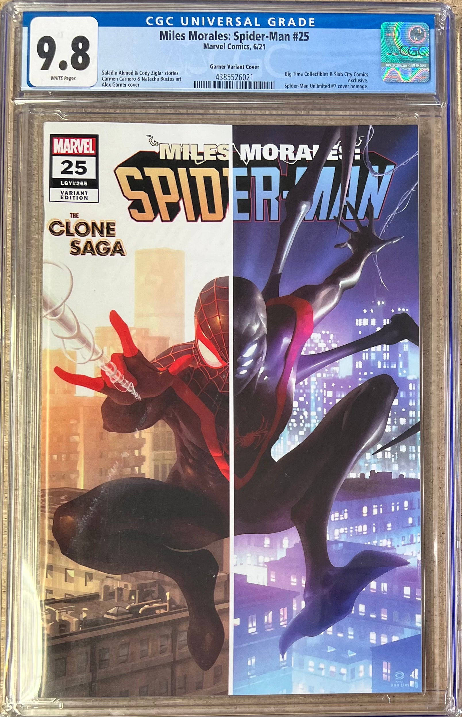 Miles Morales: Spider-Man #25 Trade CGC 9.8