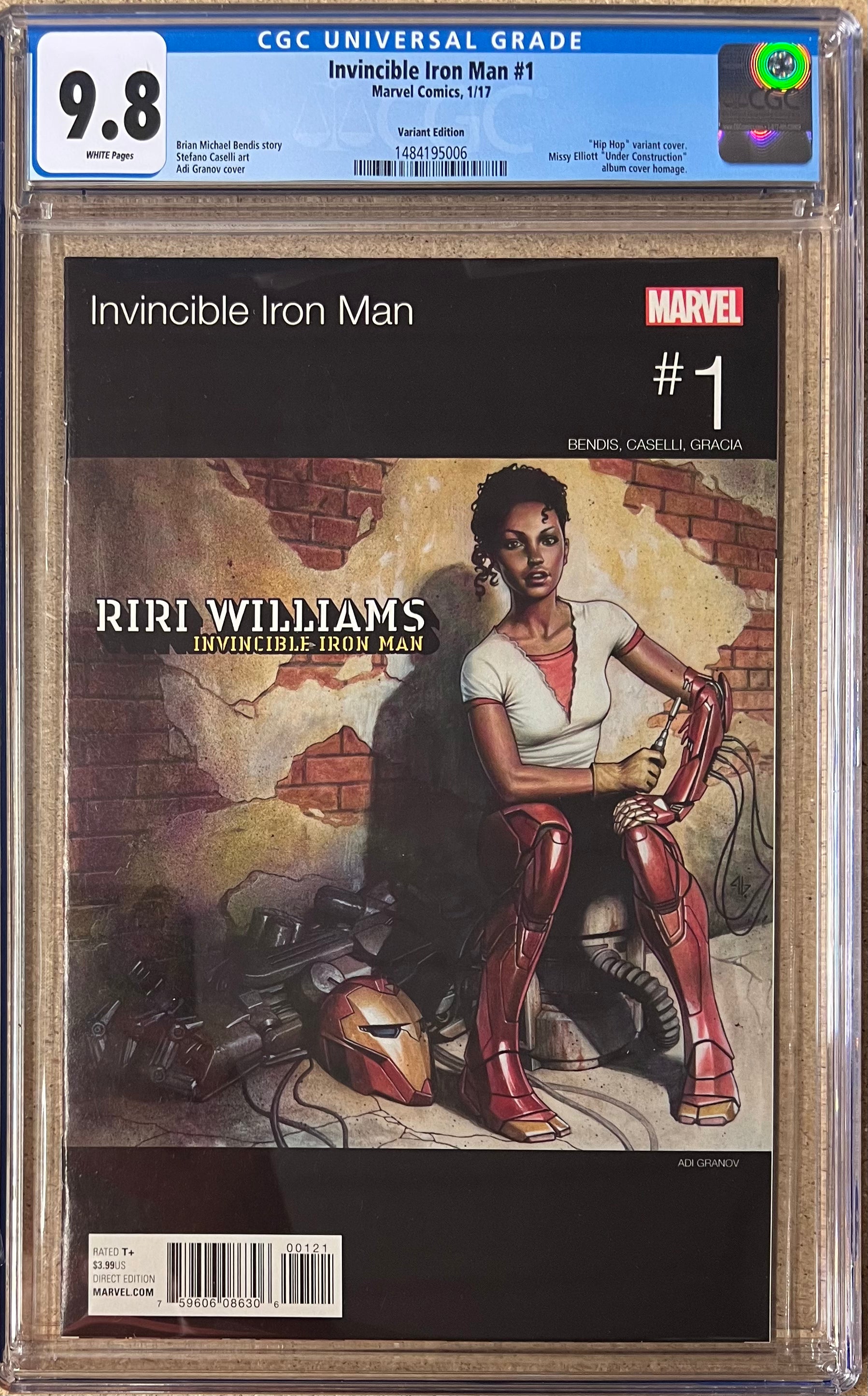 Invincible Iron Man #1 Hip Hop Variant CGC 9.8