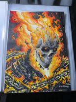 Ghost Rider Original Art Emil Cabaltierra - Slab City Comics 