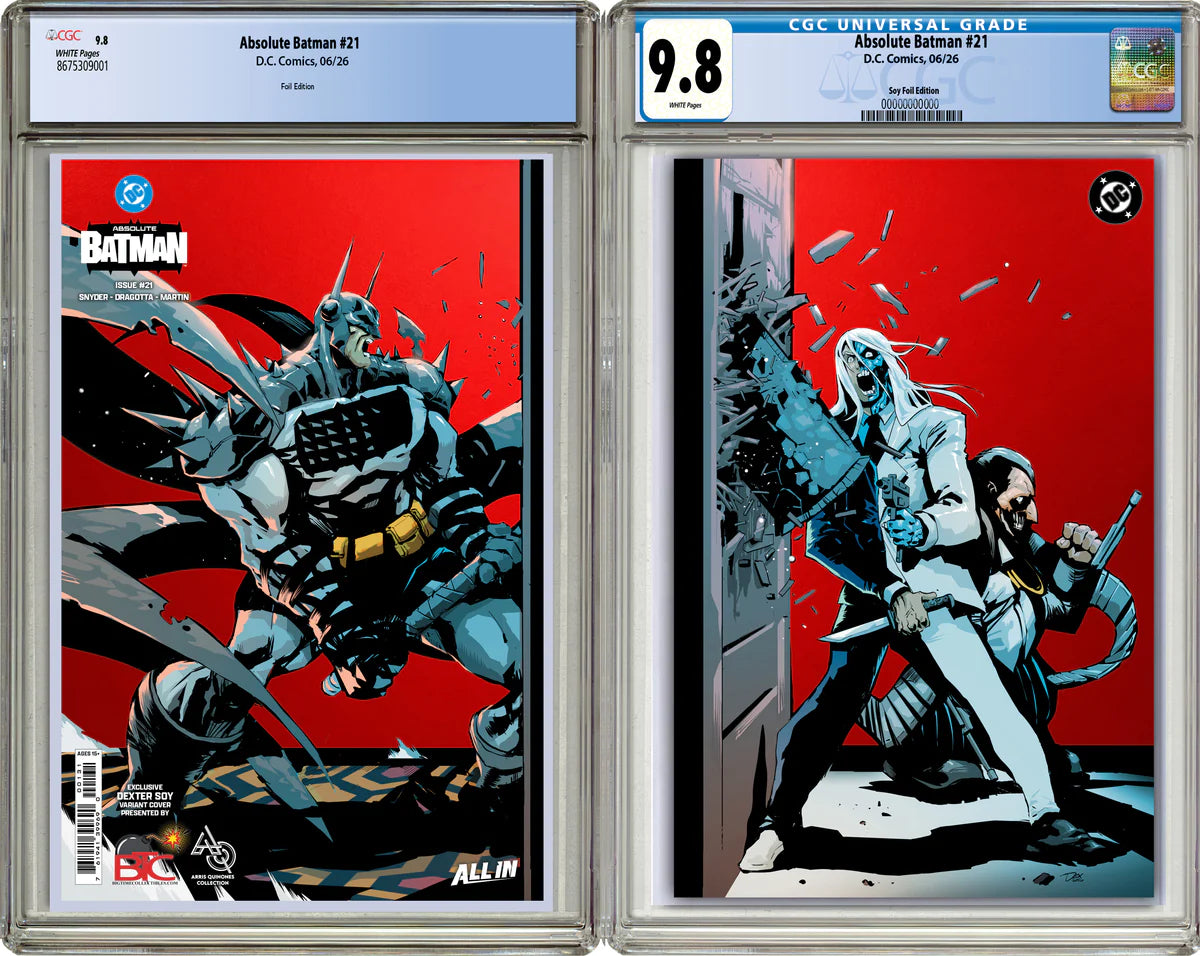 ABSOLUTE BATMAN #21 DEXTER SOY HEROES CON EXCLUSIVE WRAPAROUND VARIANT COVERS