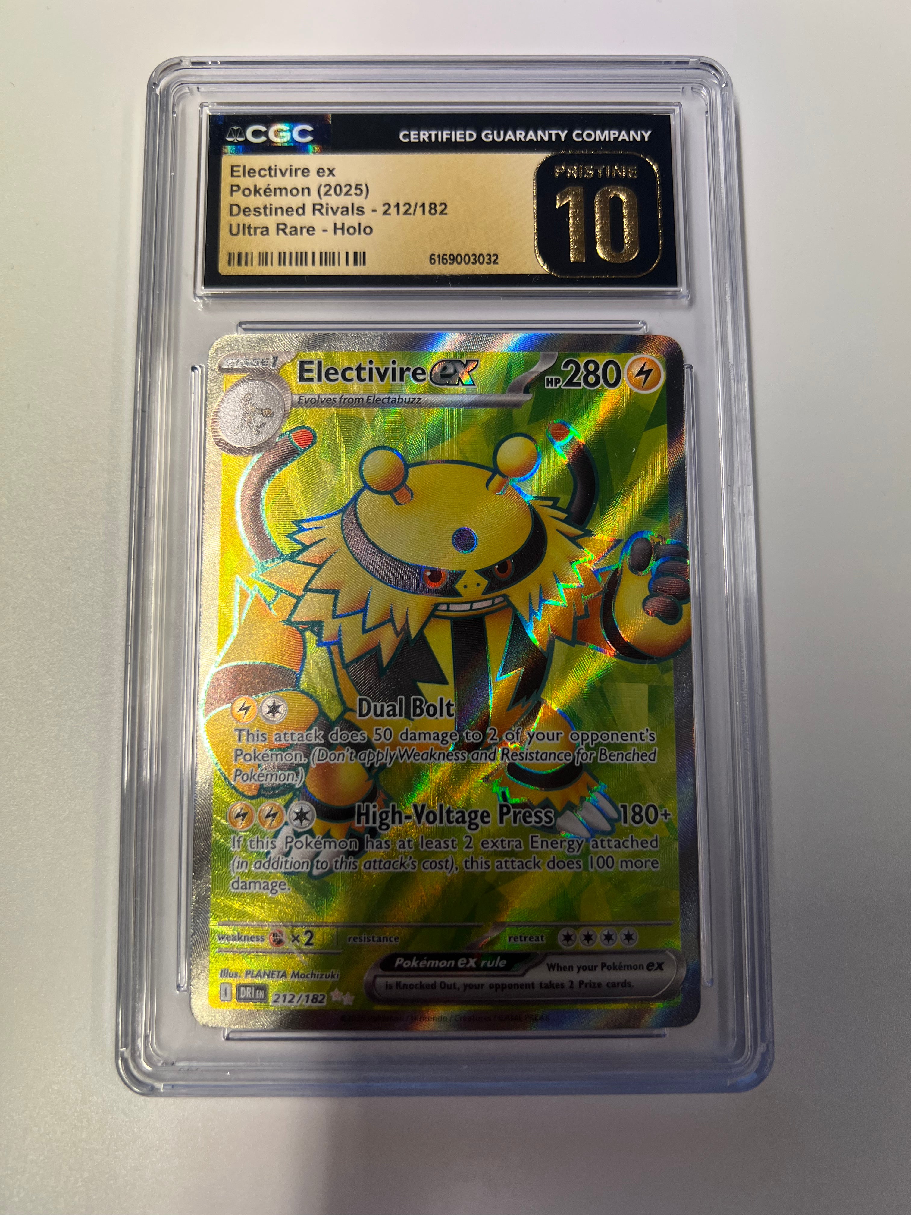 Electivire EX Destined Rivals CGC PRESTINE 10