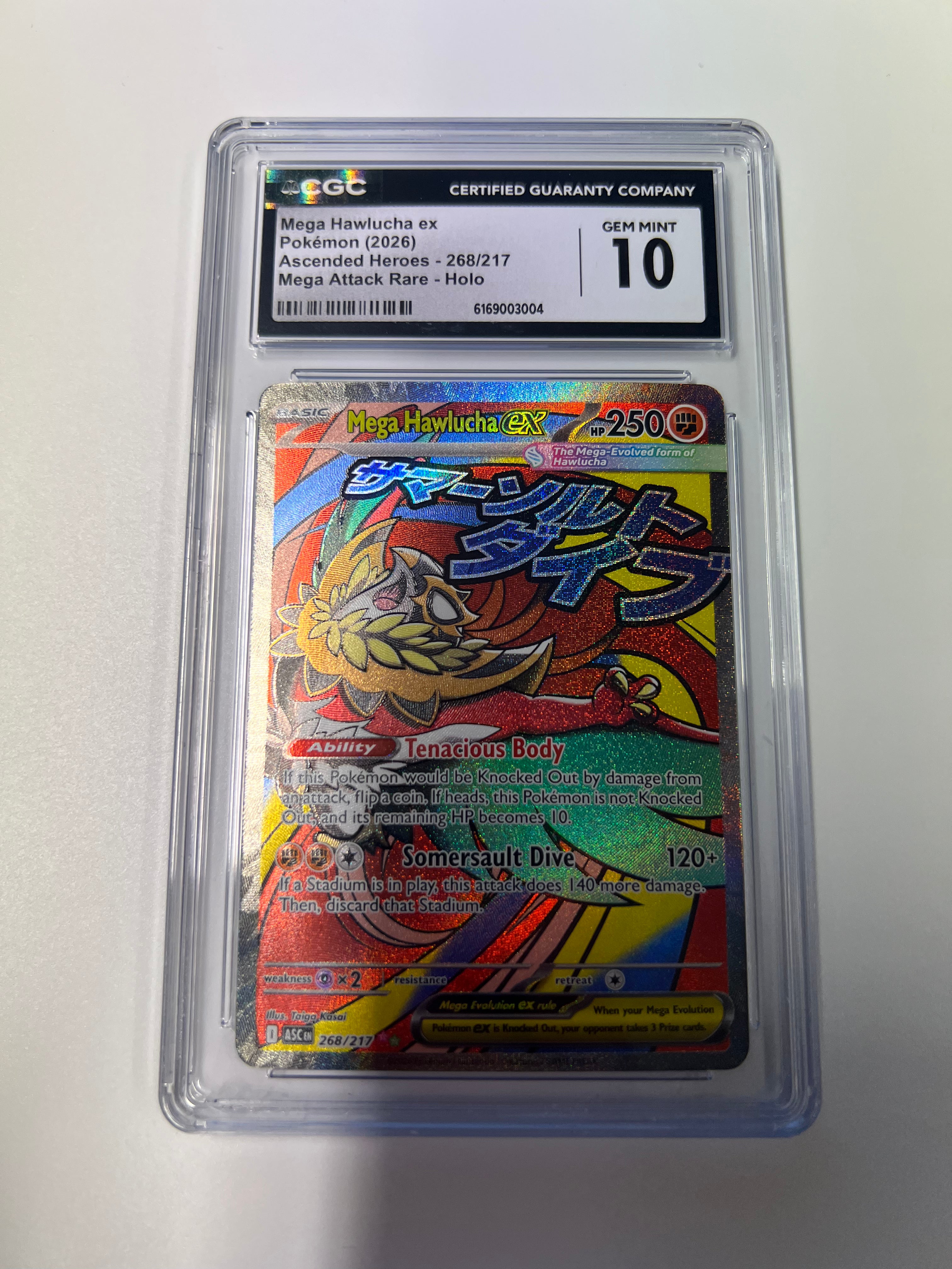 Mega Hawlucha EX Ascended Heroes CGC 10